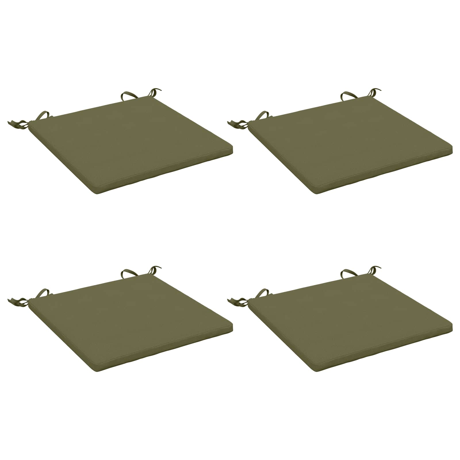 4-Piece Zitkussens SOEST 4 st 100% Polyester Olijfgroen image 2
