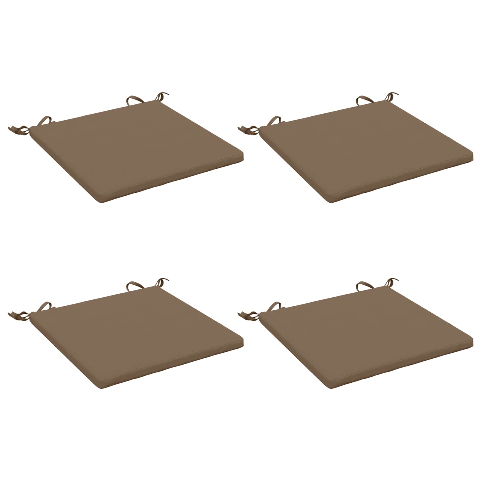 4-Piece Zitkussens SOEST 4 st 100% Polyester Taupe image 1