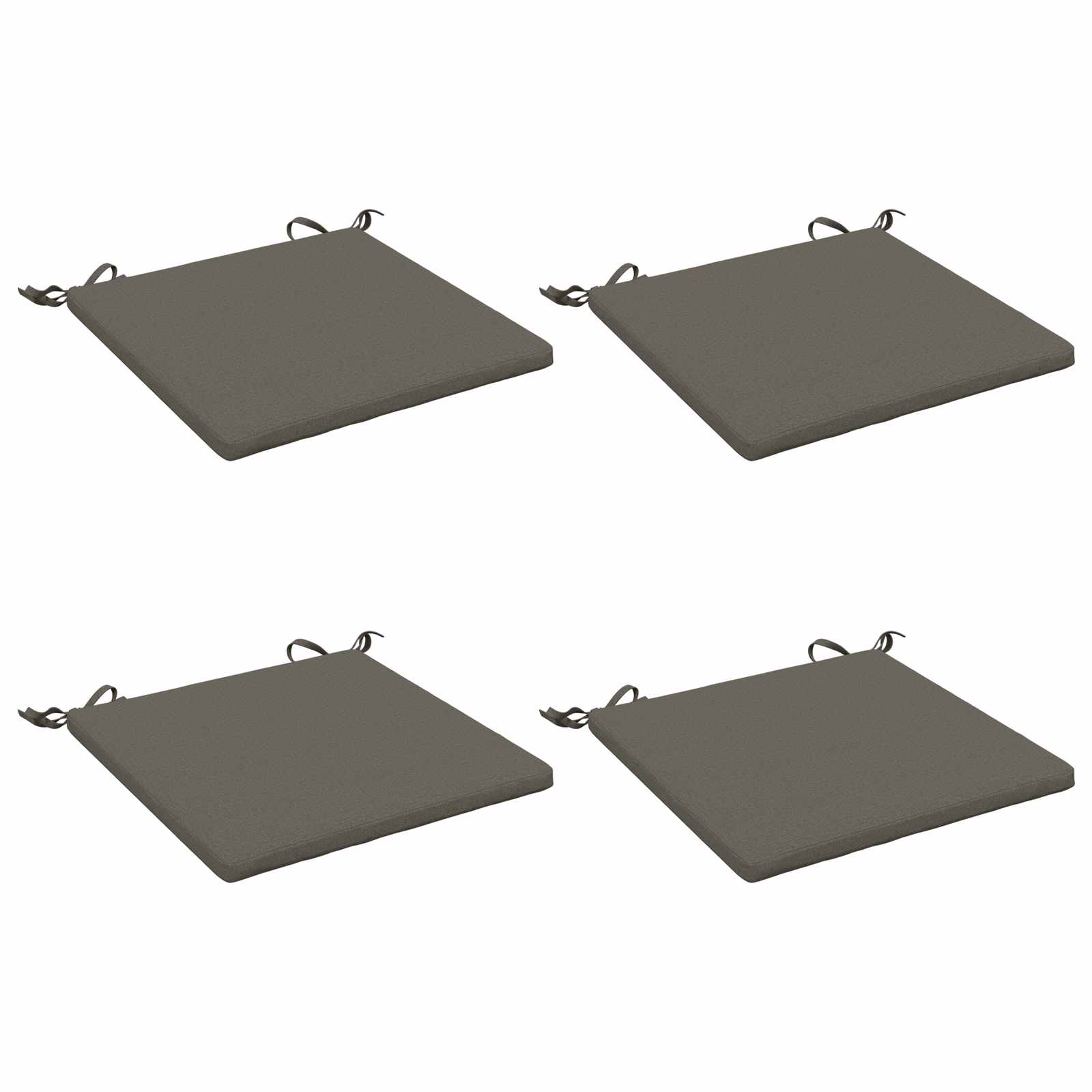 4-Piece Zitkussens SOEST 4 st 100% Polyester Grijs image 1