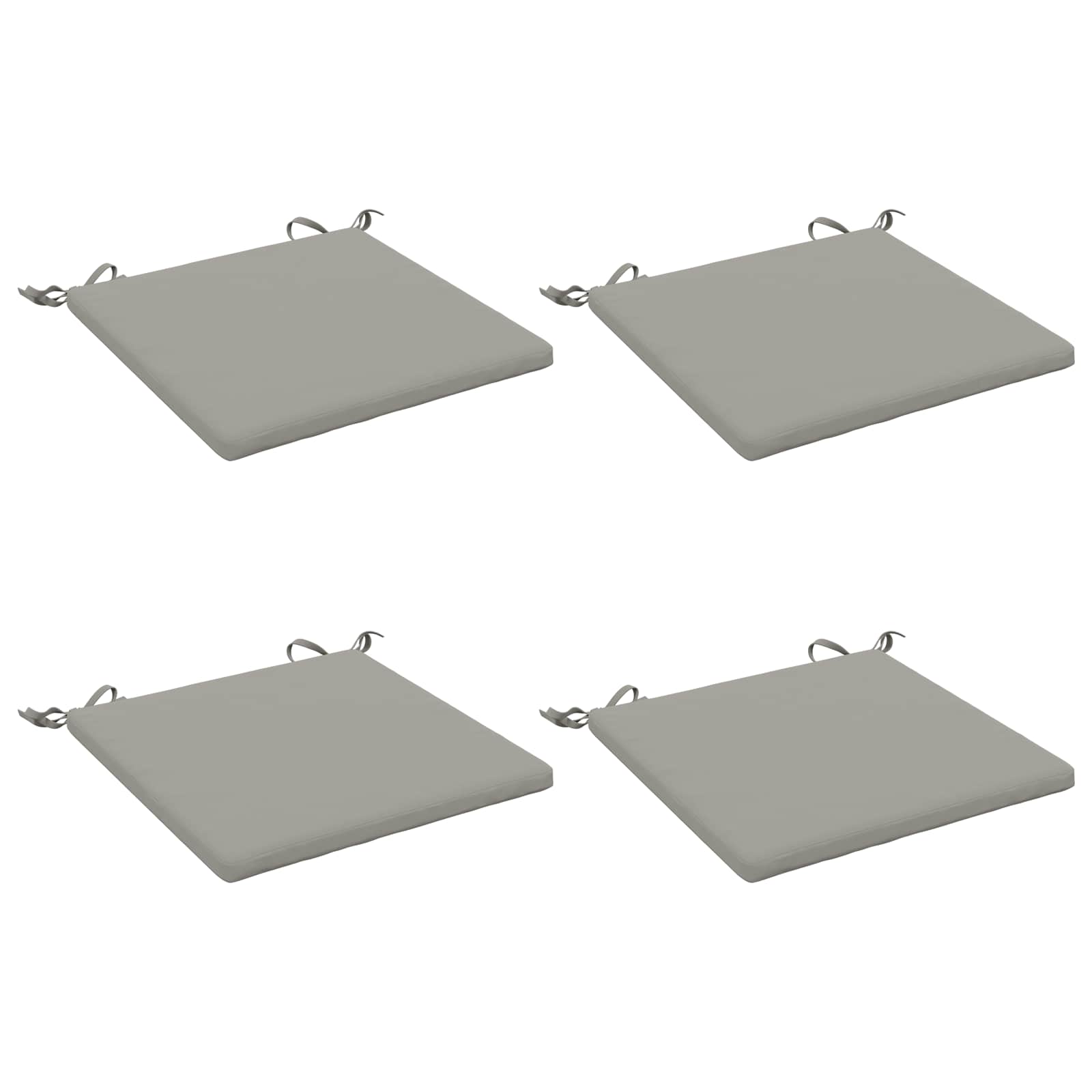 4-Piece Zitkussens SOEST 4 st 100% Polyester Grijs image 1