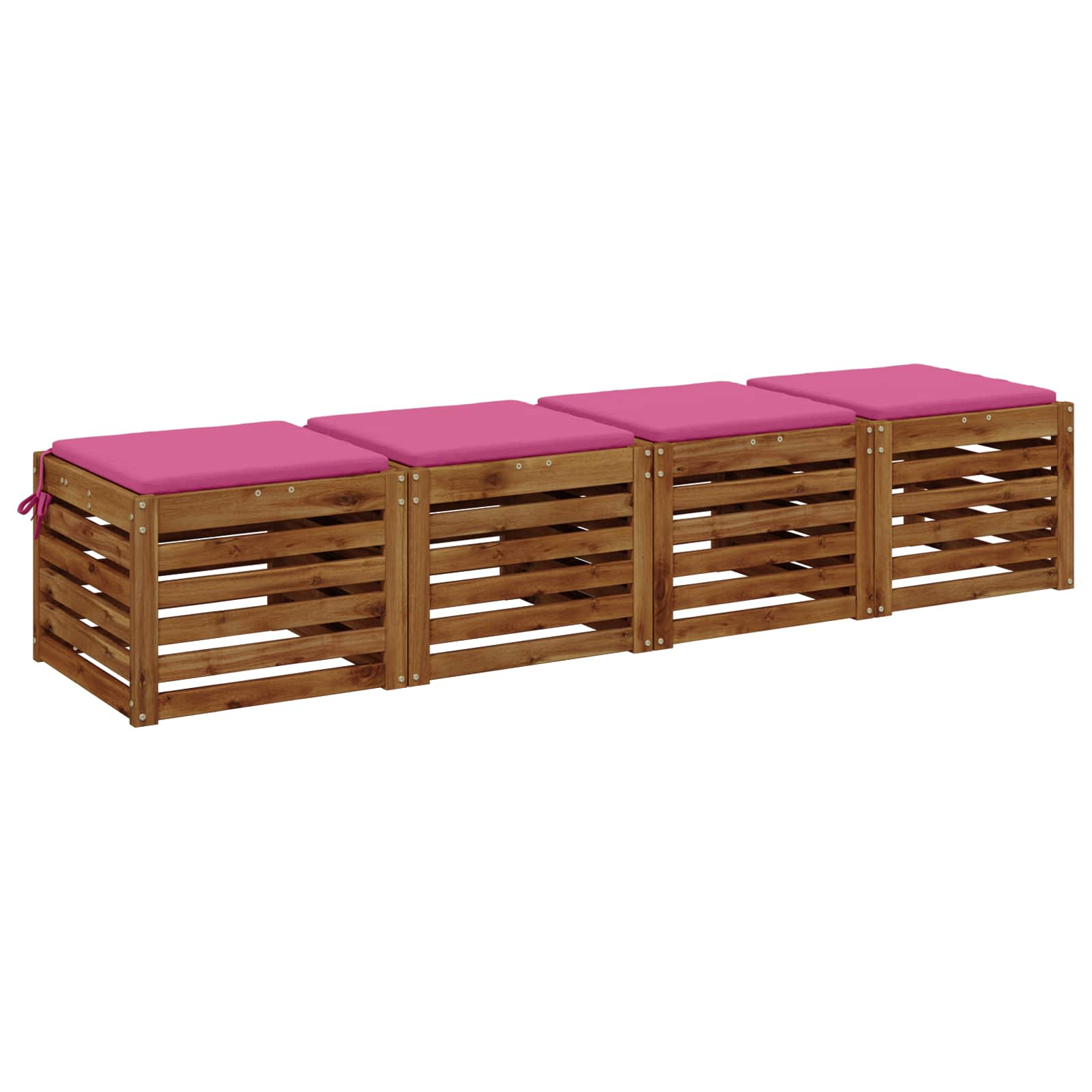 4-Piece Zitkussens SOEST 4 st 100% Polyester Roze image 2