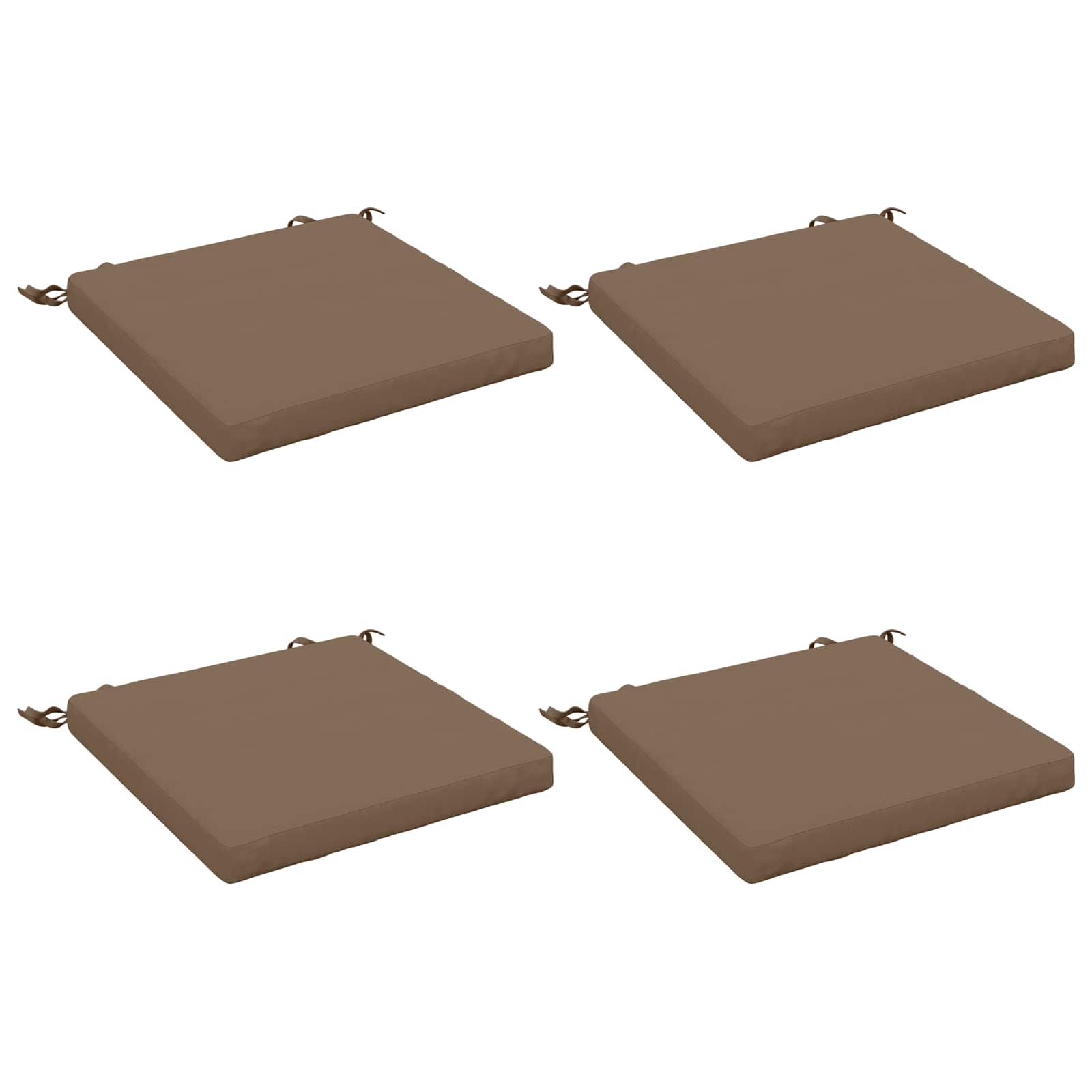 4-Piece Zitkussens SOEST 4 st 100% Polyester Taupe image 1