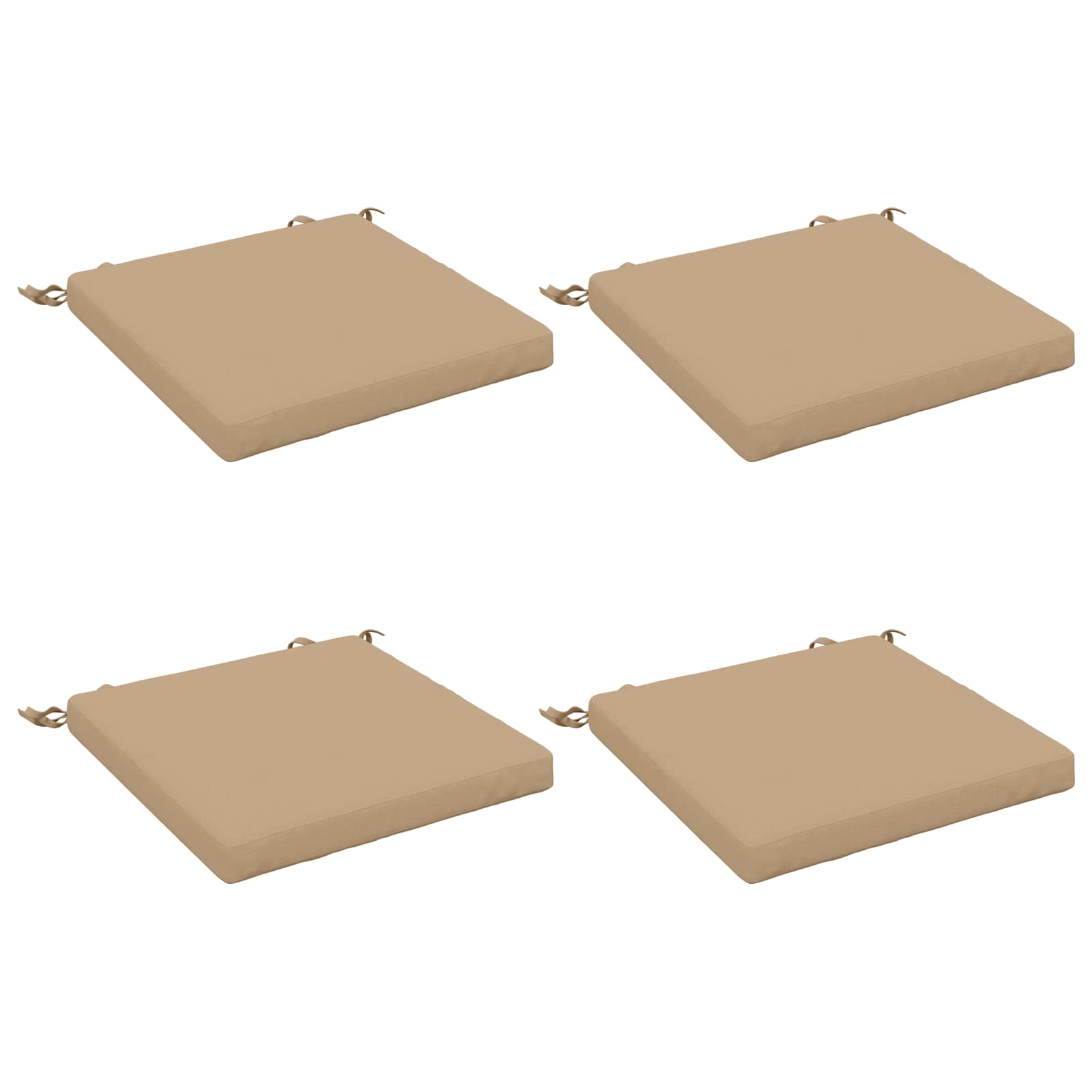 4-Piece Zitkussens SOEST 4 st 100% Polyester Zand image 1