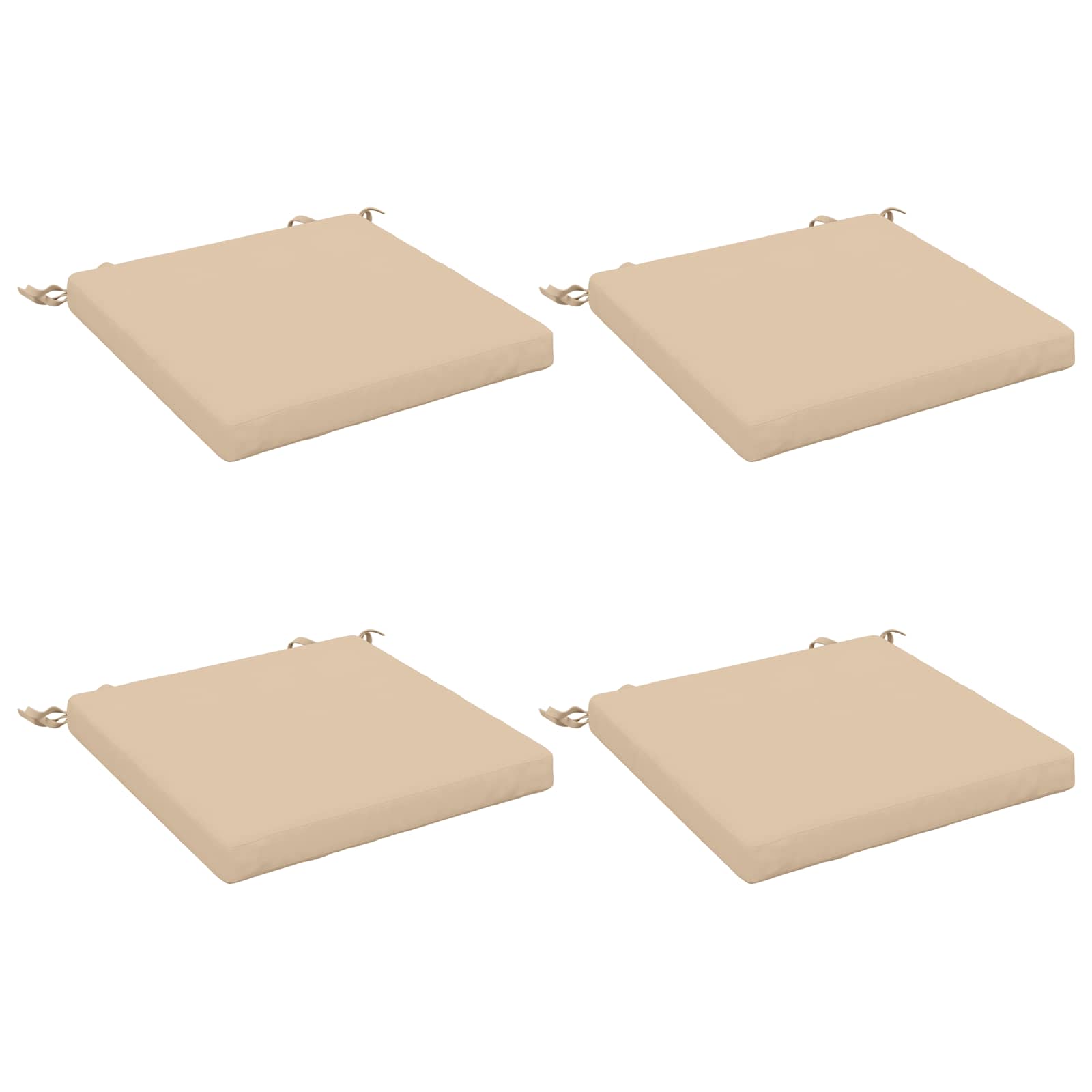 4-Piece Zitkussens SOEST 4 st 100% Polyester Crèmekleurig image 1