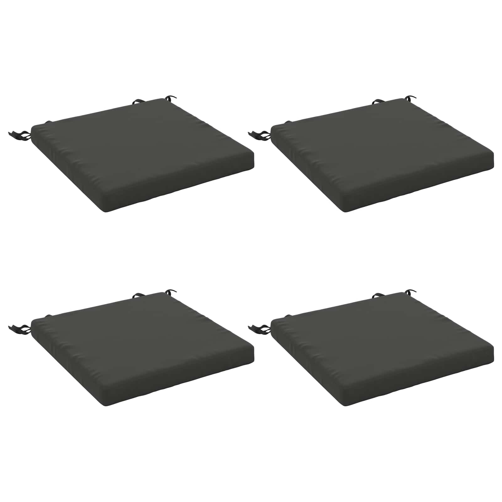 4-Piece Zitkussens SOEST 4 st 100% Polyester Antraciet image 2