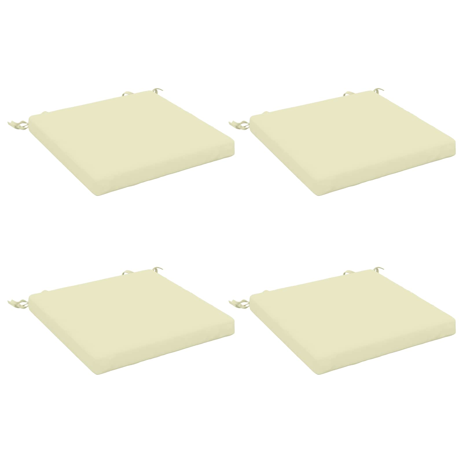 4-Piece Zitkussens SOEST 4 st 100% Polyester Crèmekleurig image 1