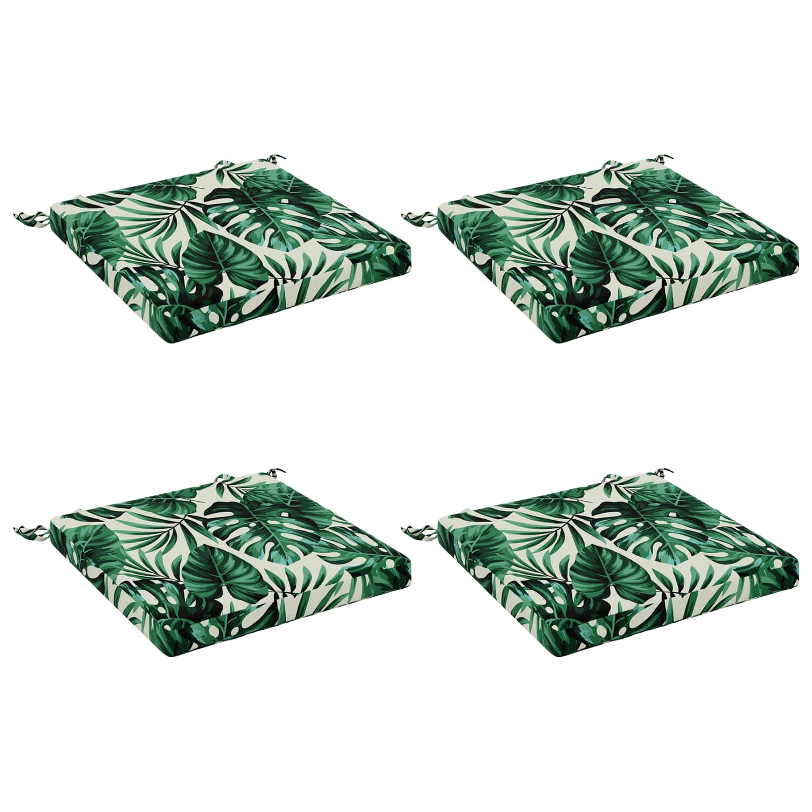 4-Piece Zitkussens SOEST 4 st 100% Polyester Bladpatroon image 1