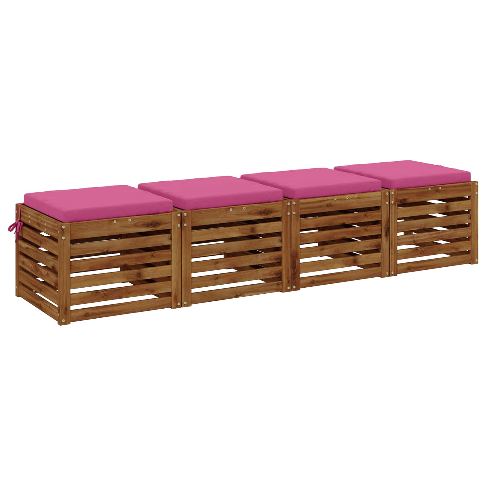 4-Piece Zitkussens SOEST 4 st 100% Polyester Roze image 2