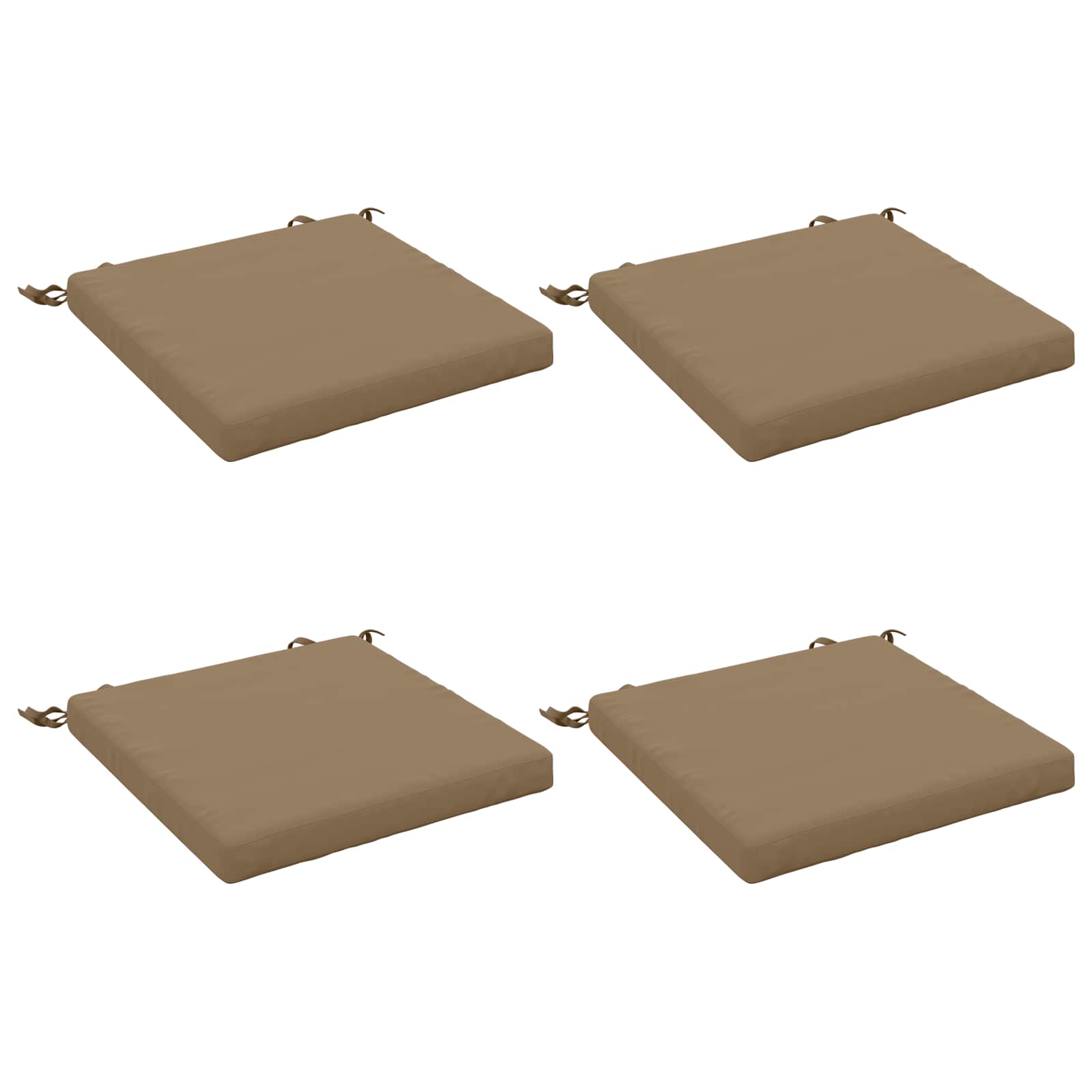 4-Piece Zitkussens SOEST 4 st 100% Polyester Taupe image 1