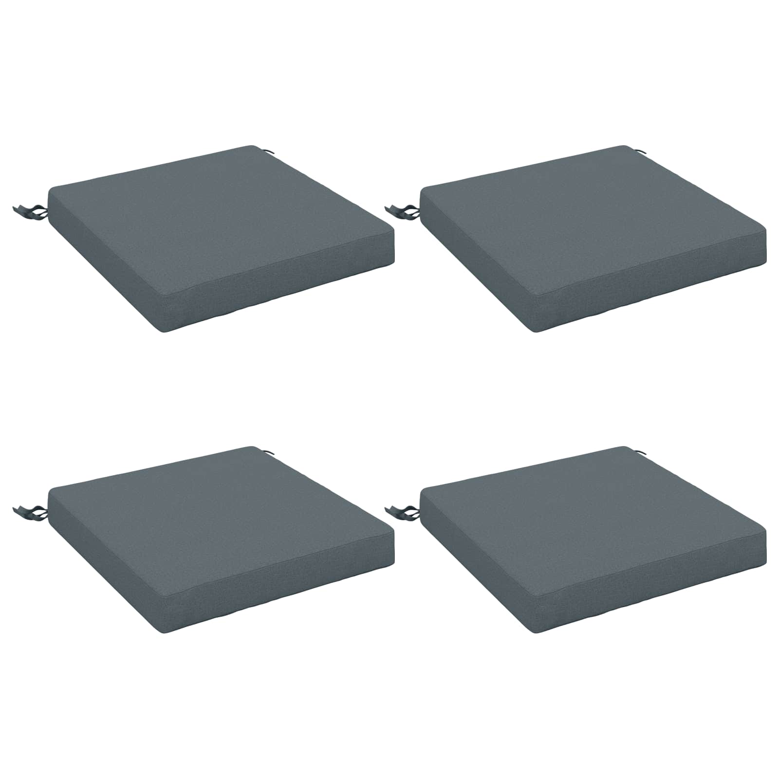 4-Piece Zitkussens SOEST 4 st 100% Polyester Blauw image 1