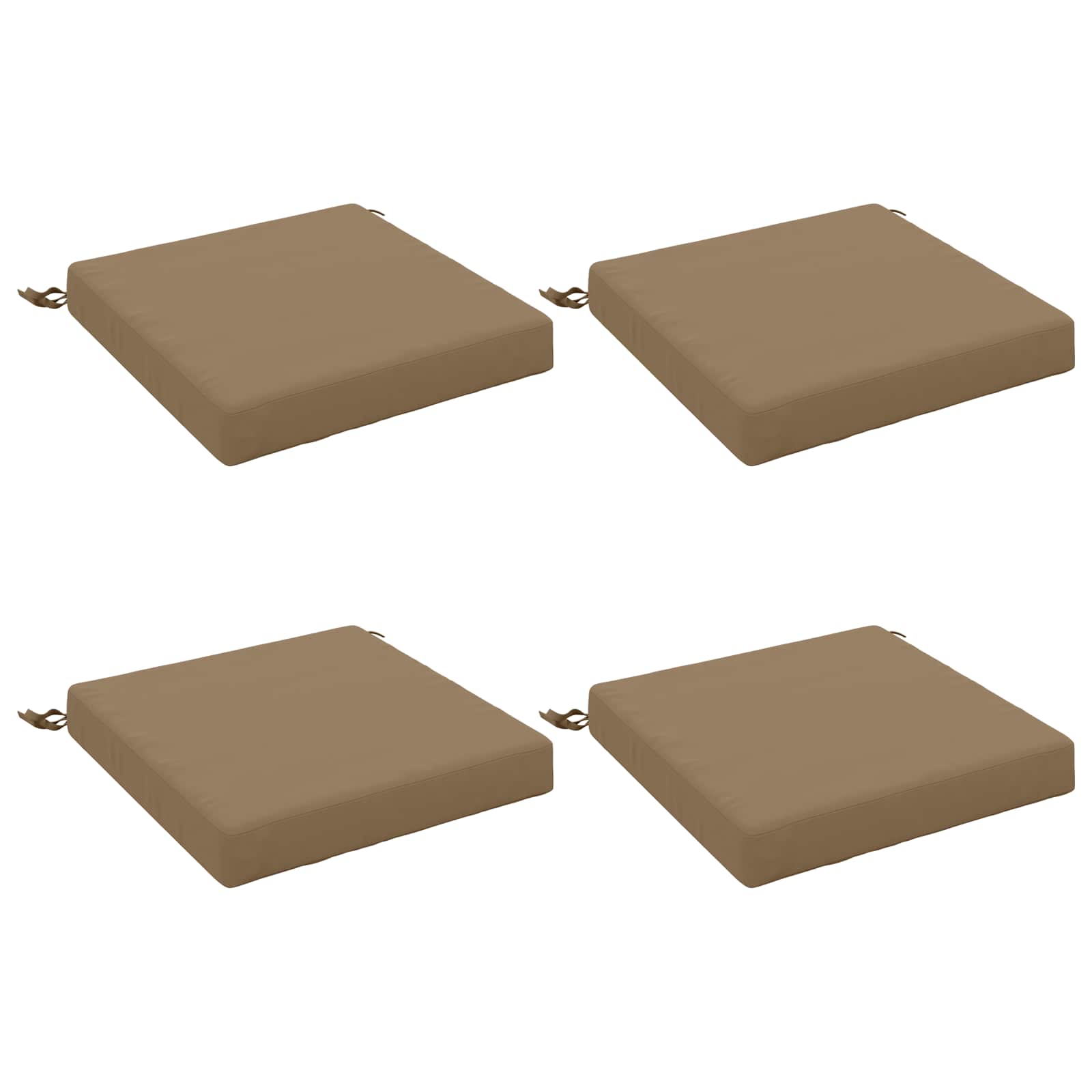 4-Piece Zitkussens SOEST 4 st 100% Polyester Taupe image 1