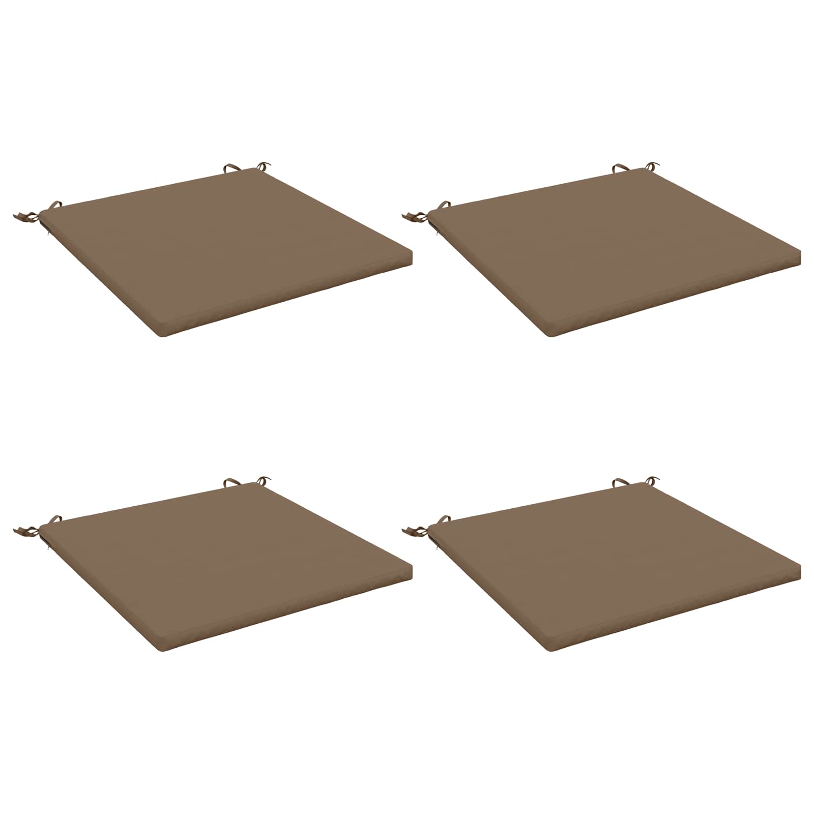 4-Piece Zitkussens SOEST 4 st 100% Polyester Taupe image 1