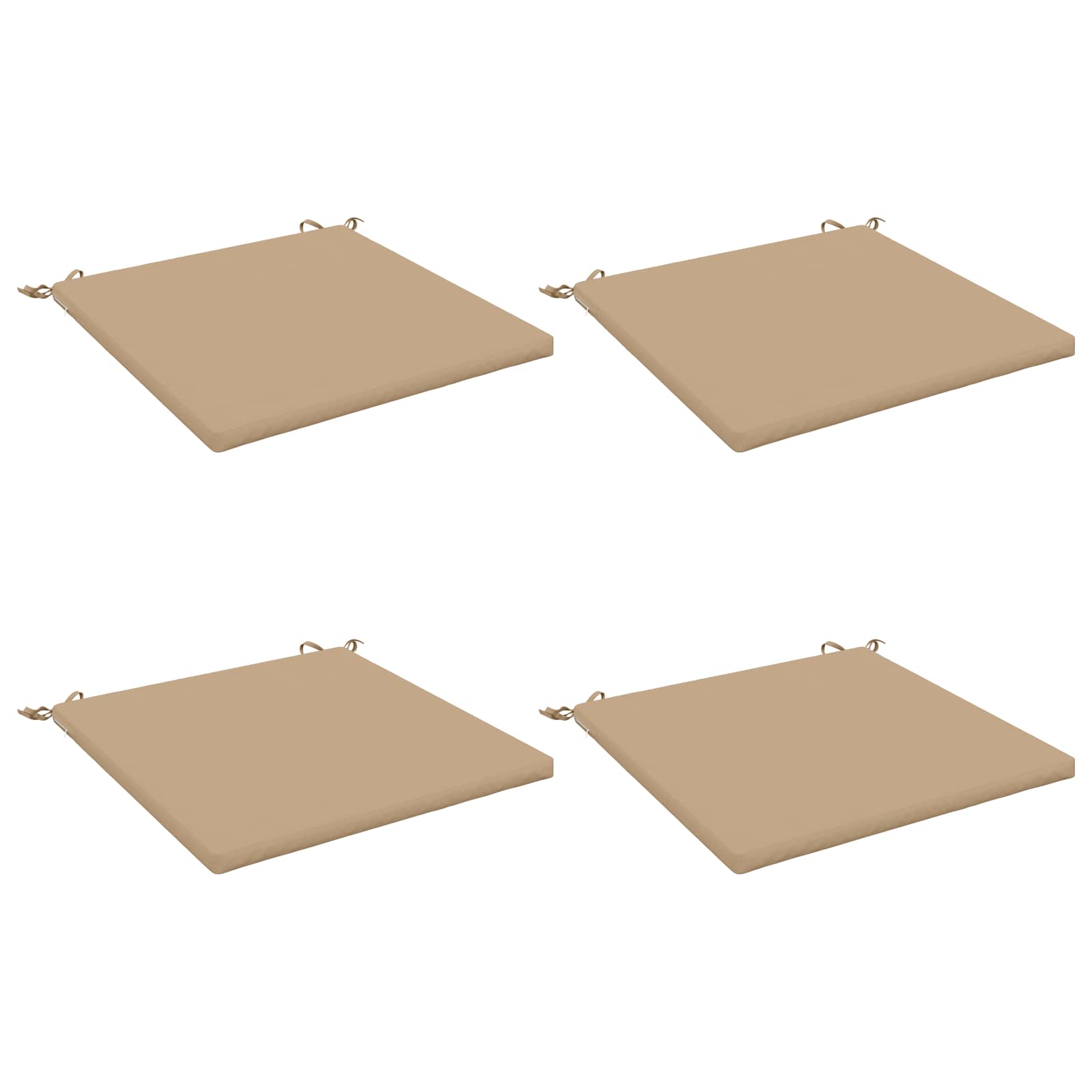 4-Piece Zitkussens SOEST 4 st 100% Polyester Zand image 1