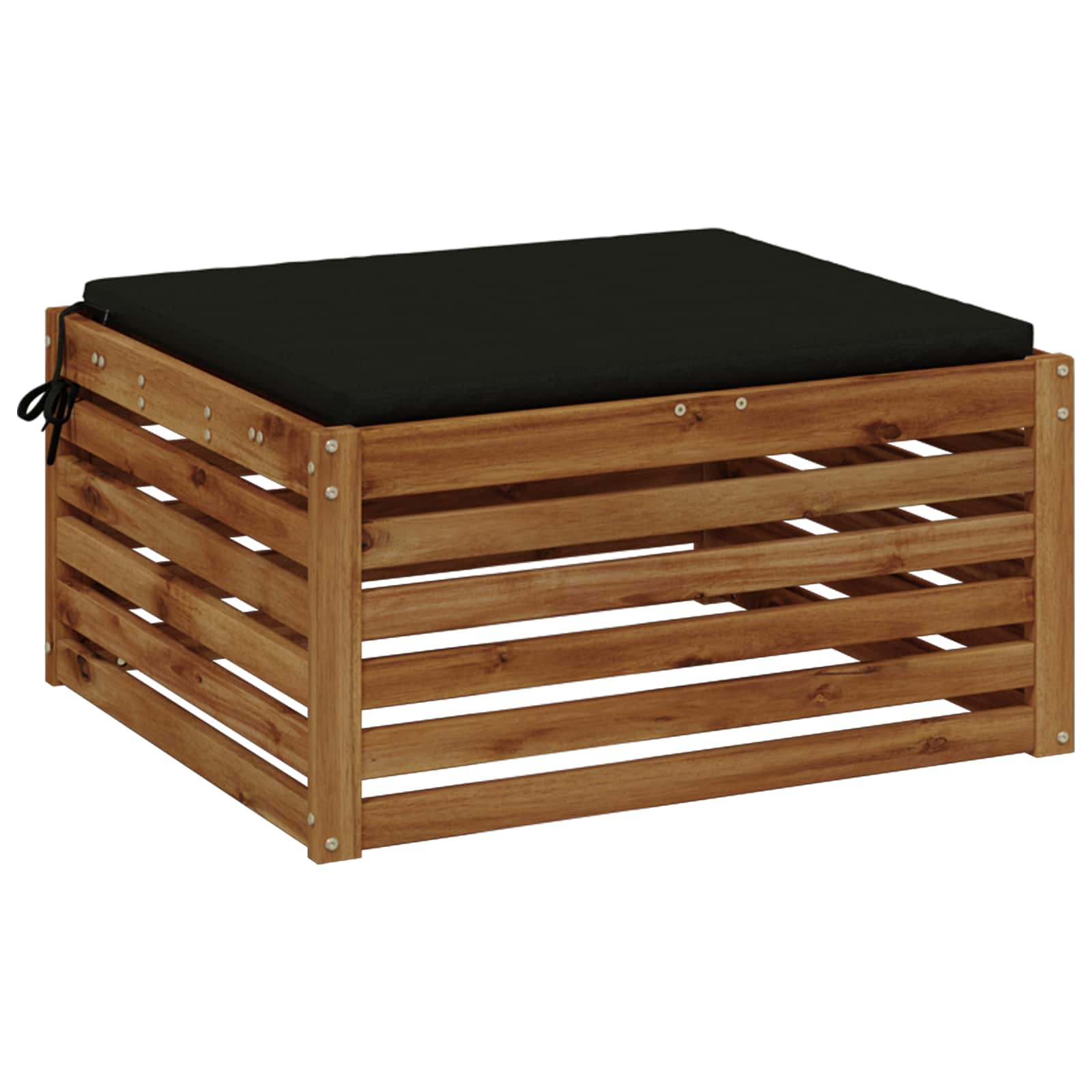 1-Piece Zitkussen SOEST 100% Polyester Zwart 60 x 60 x 3 cm image 2