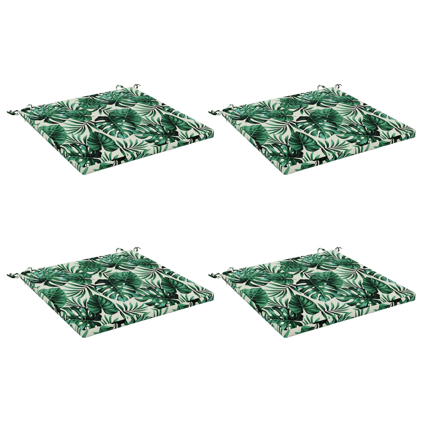 4-Piece Zitkussens SOEST 4 st 100% Polyester Bladpatroon image 1