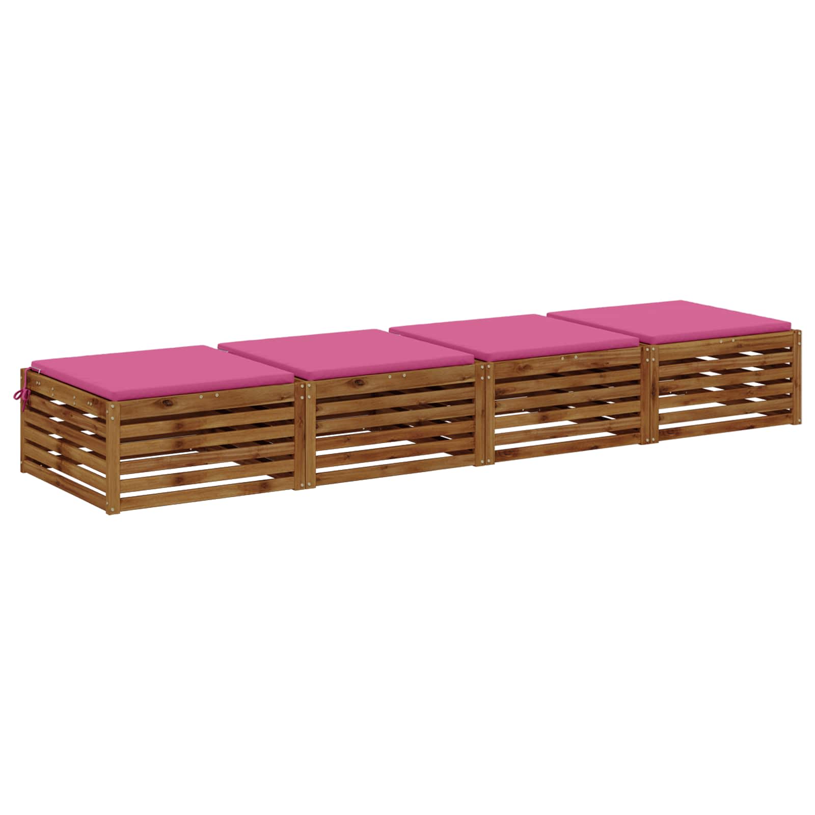 4-Piece Zitkussens SOEST 4 st 100% Polyester Roze image 2