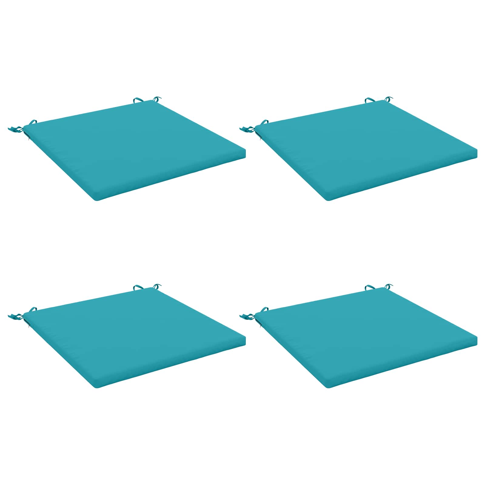 4-Piece Zitkussens SOEST 4 st 100% Polyester Turquoise image 1