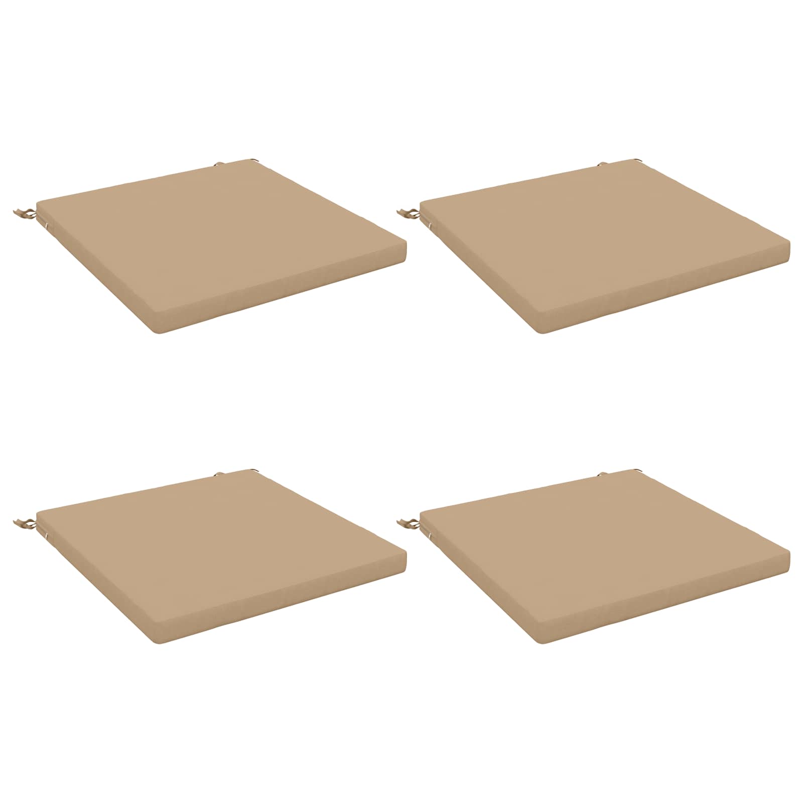 4-Piece Zitkussens SOEST 4 st 100% Polyester Zand image 1