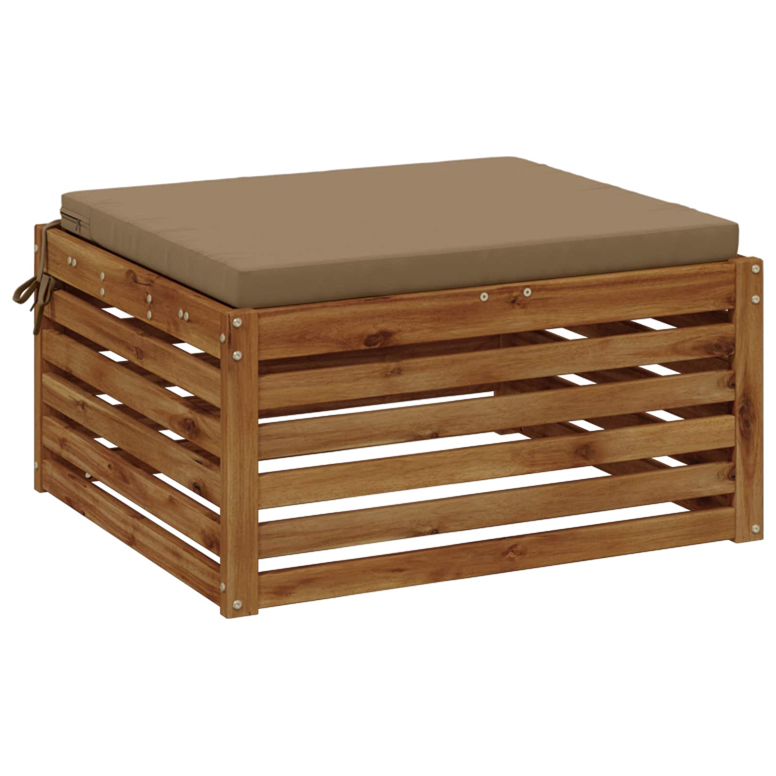 1-Piece Zitkussen SOEST 100% Polyester Taupe 60 x 60 x 5 cm image 2