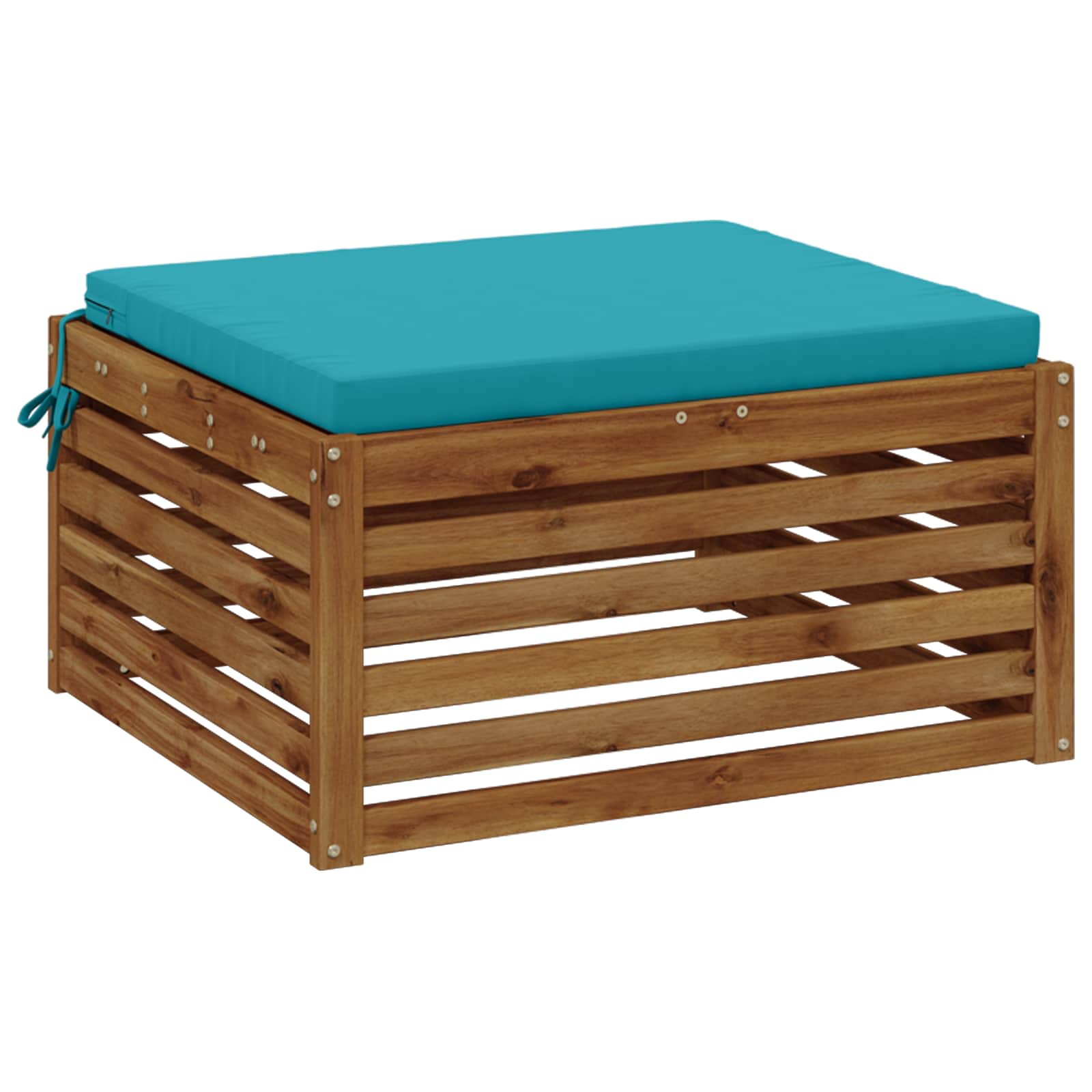 1-Piece Zitkussen SOEST 100% Polyester Turquoise 60 x 60 x 5 cm image 2