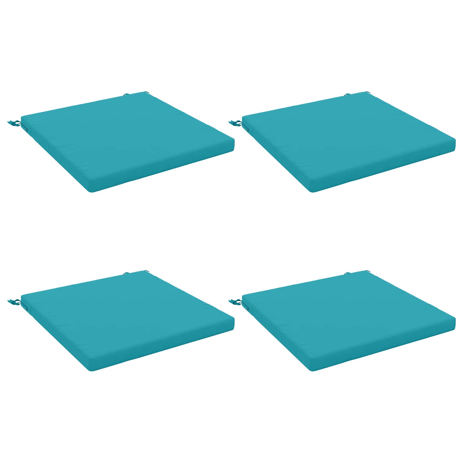4-Piece Zitkussens SOEST 4 st 100% Polyester Turquoise image 1