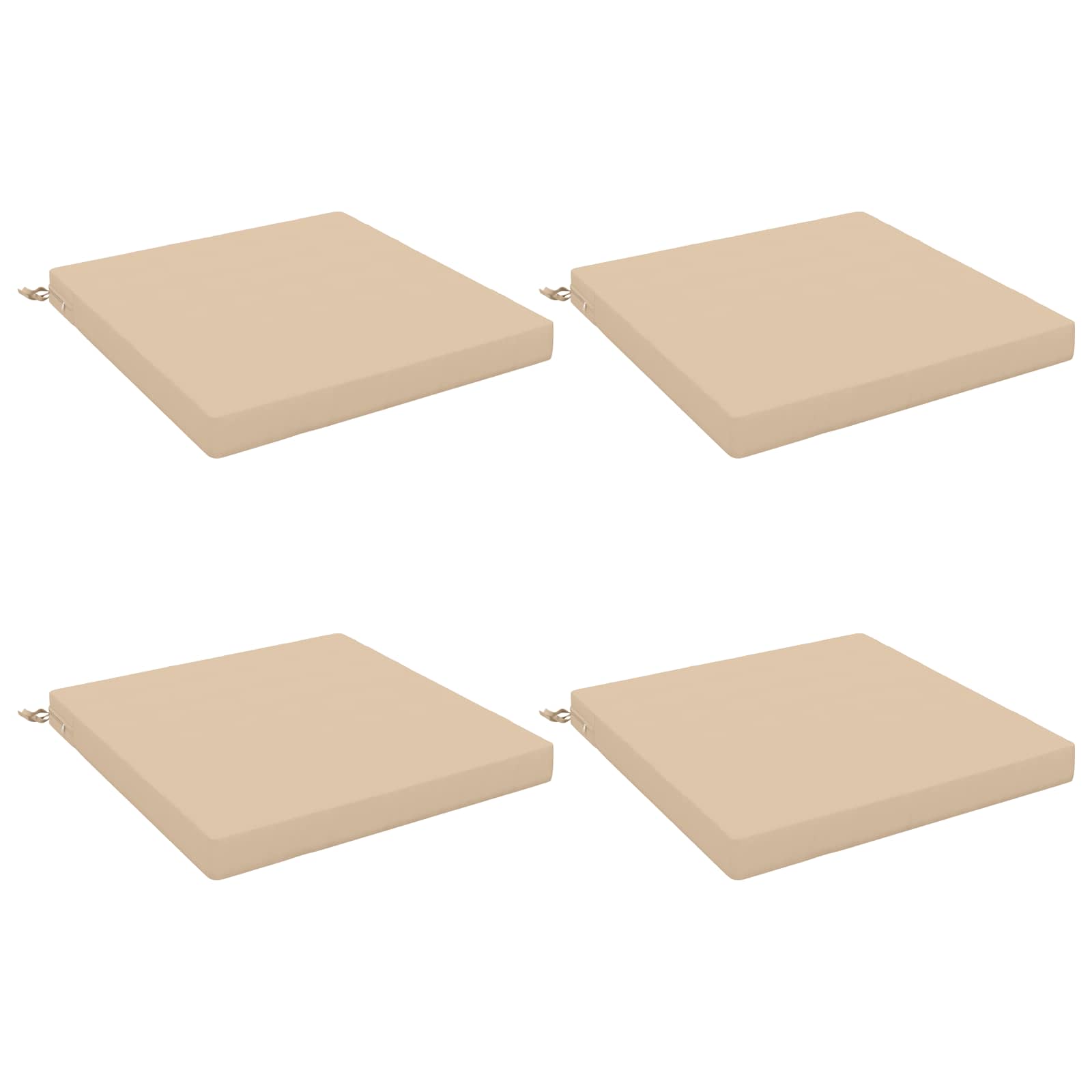 4-Piece Zitkussens SOEST 4 st 100% Polyester Crèmekleurig image 1
