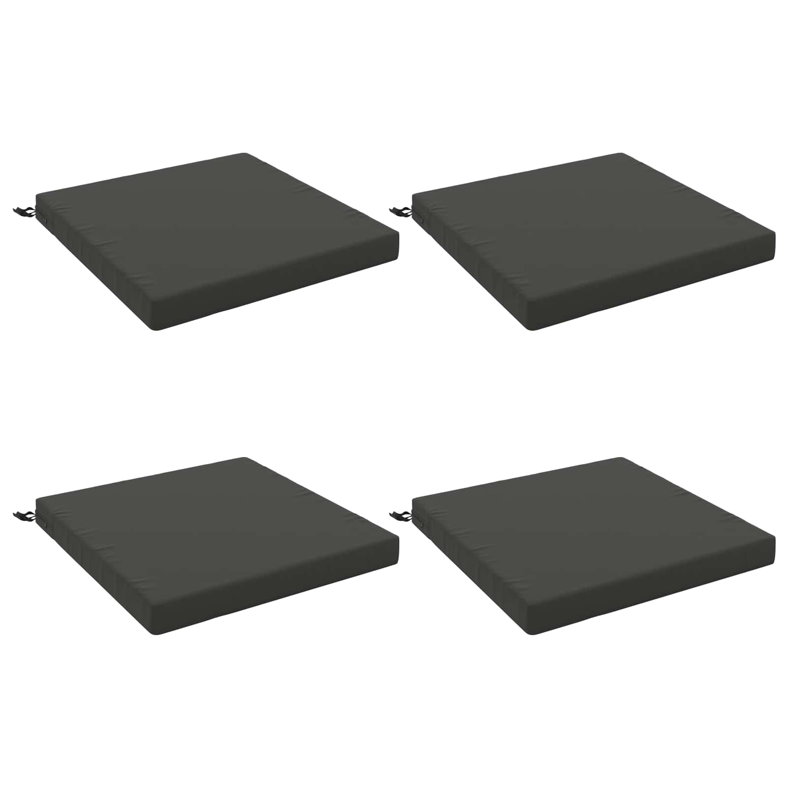 4-Piece Zitkussens SOEST 4 st 100% Polyester Antraciet image 2