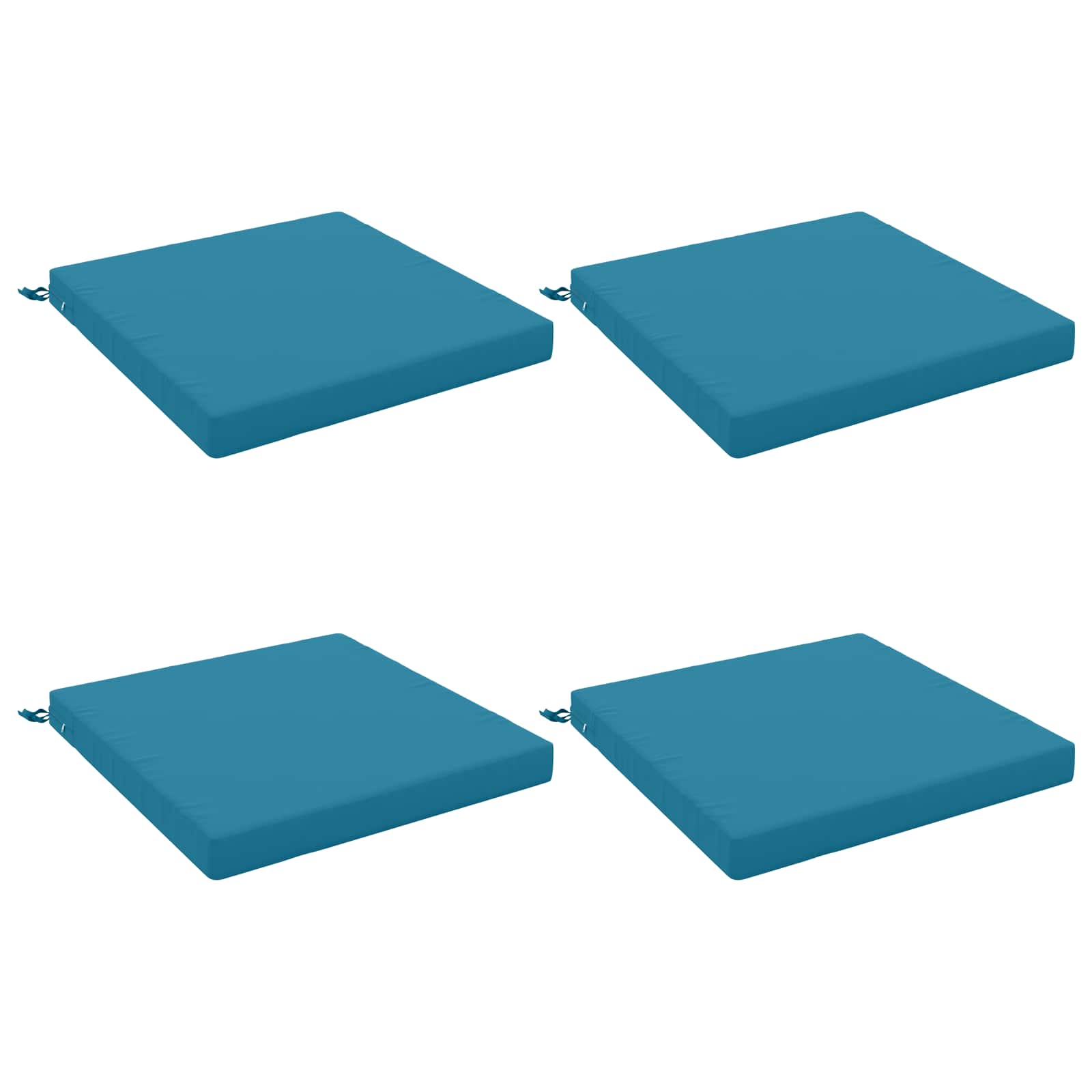 4-Piece Zitkussens SOEST 4 st 100% Polyester Lichtblauw image 2