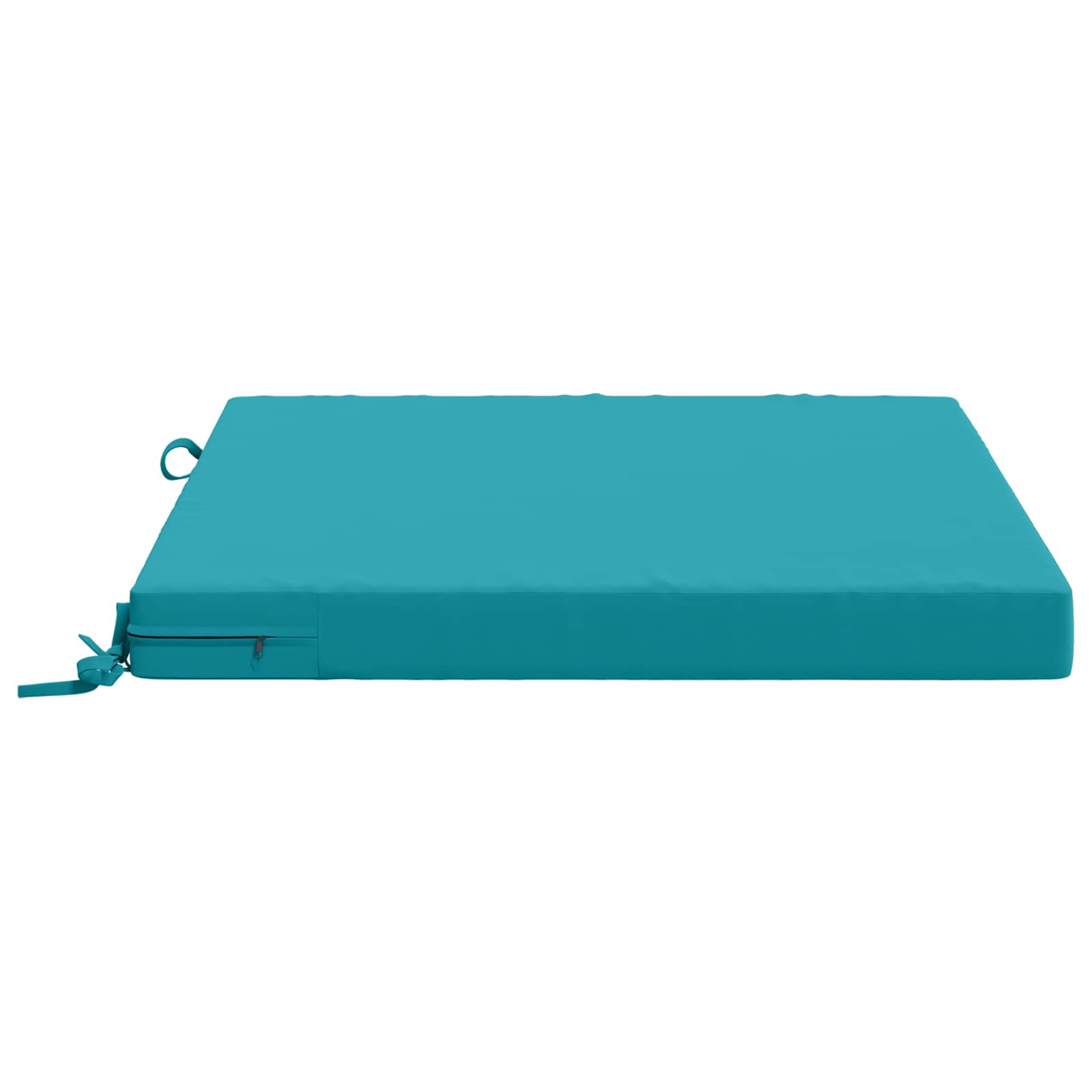 1-Piece Zitkussen SOEST 100% Polyester Turquoise 60 x 60 x 7 cm image 3