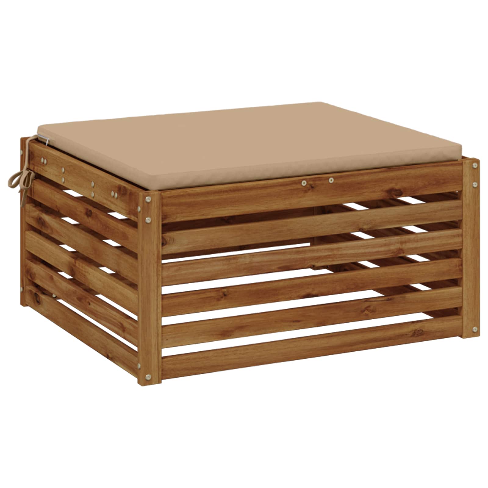 1-Piece Zitkussen SOEST 100% Polyester Zand 70 x 70 x 3 cm image 2