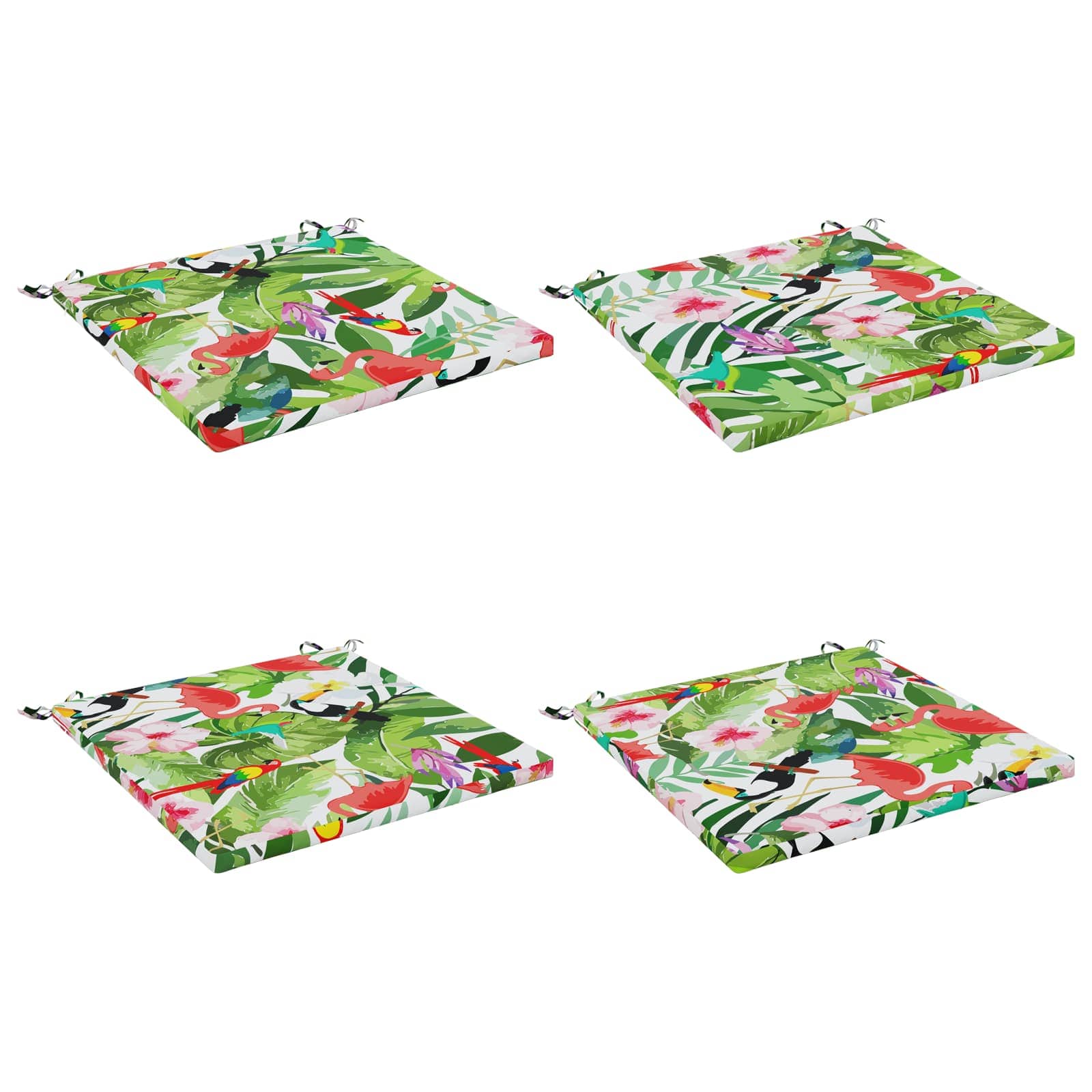 vidaXL 4-dielne sedacie vankúše SOEST 4 ks 100% polyester Viacfarebný