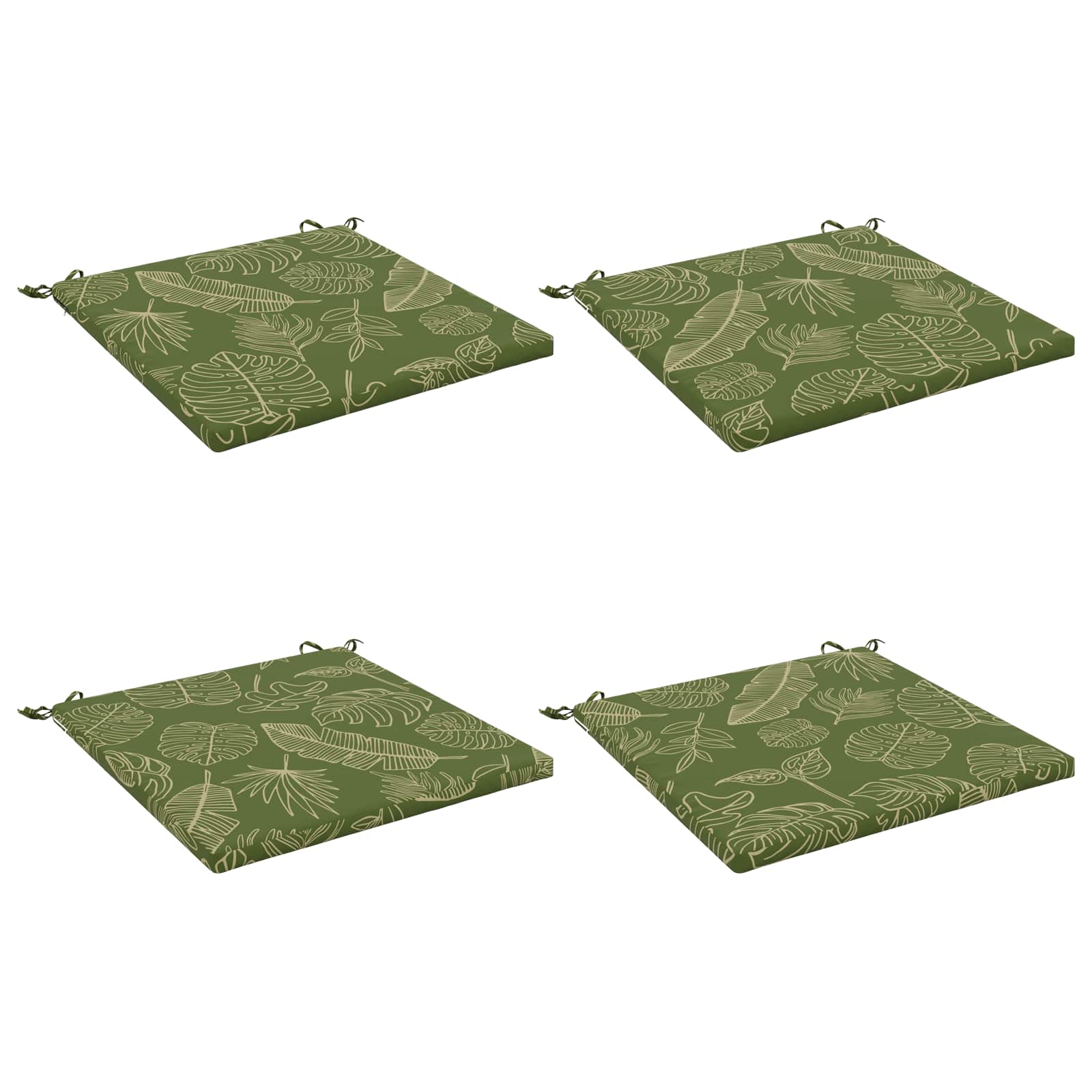 4-Piece Zitkussens SOEST 4 st 100% Polyester Bladontwerp image 2