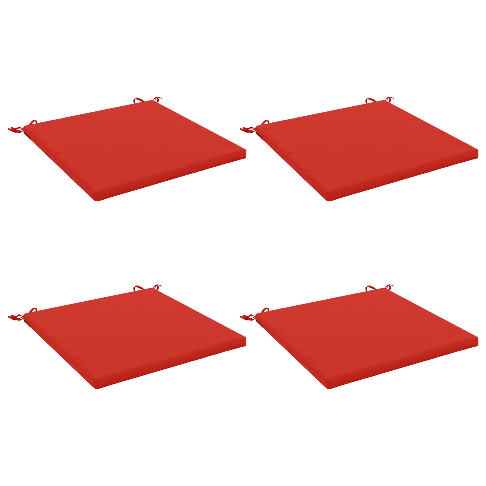 4-Piece Zitkussens SOEST 4 st 100% Polyester Rood image 2