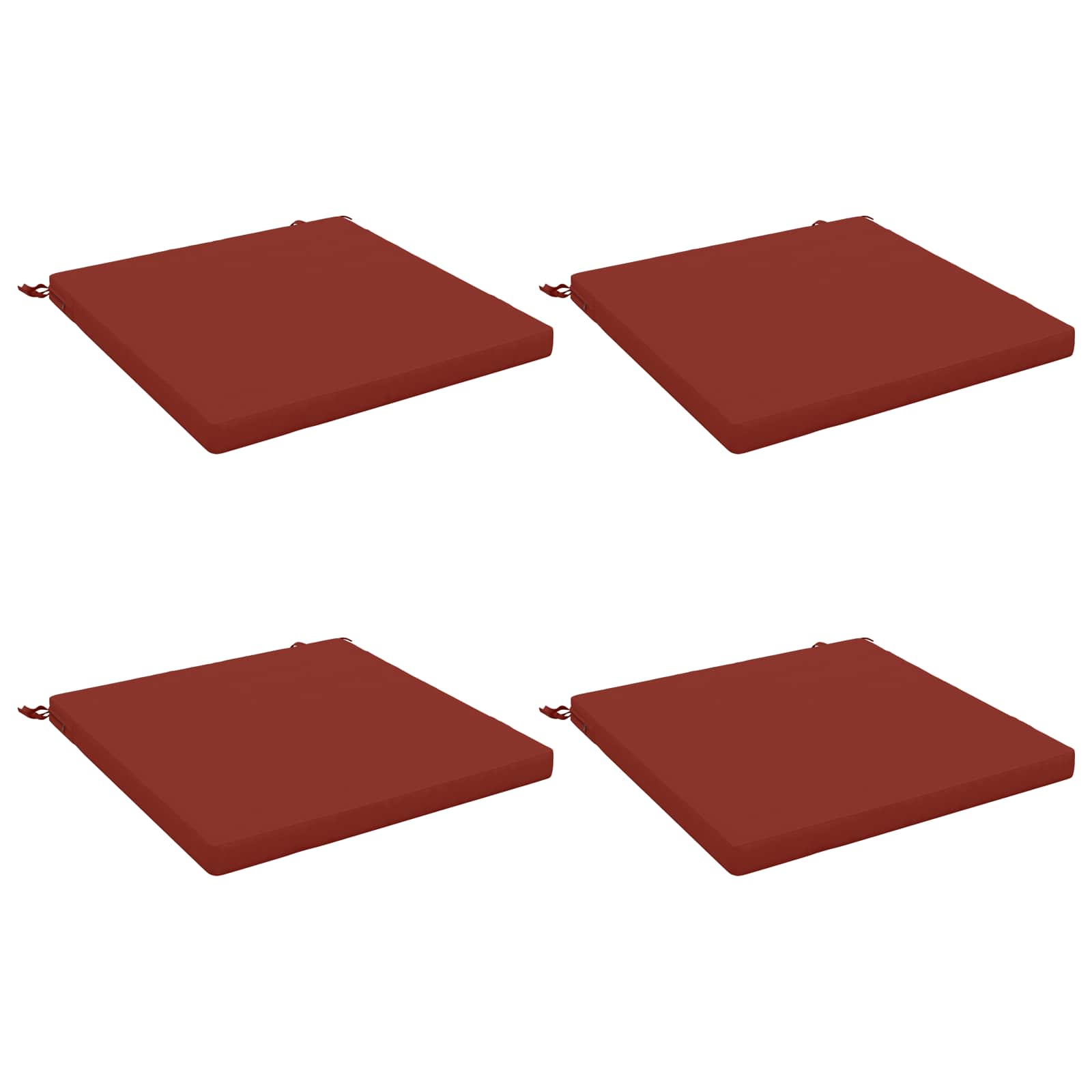 4-Piece Zitkussens SOEST 4 st 100% Polyester Rood image 2