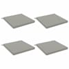 vidaXL Istumispatjad SOEST 4 tk 100% Pol&uuml;ester Hall 70 x 70 x 5 cm