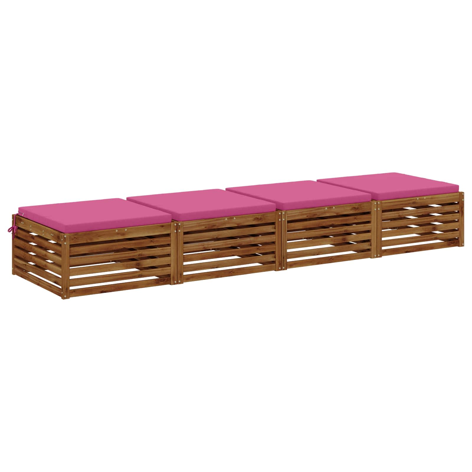 4-Piece Zitkussens SOEST 4 st 100% Polyester Roze image 2