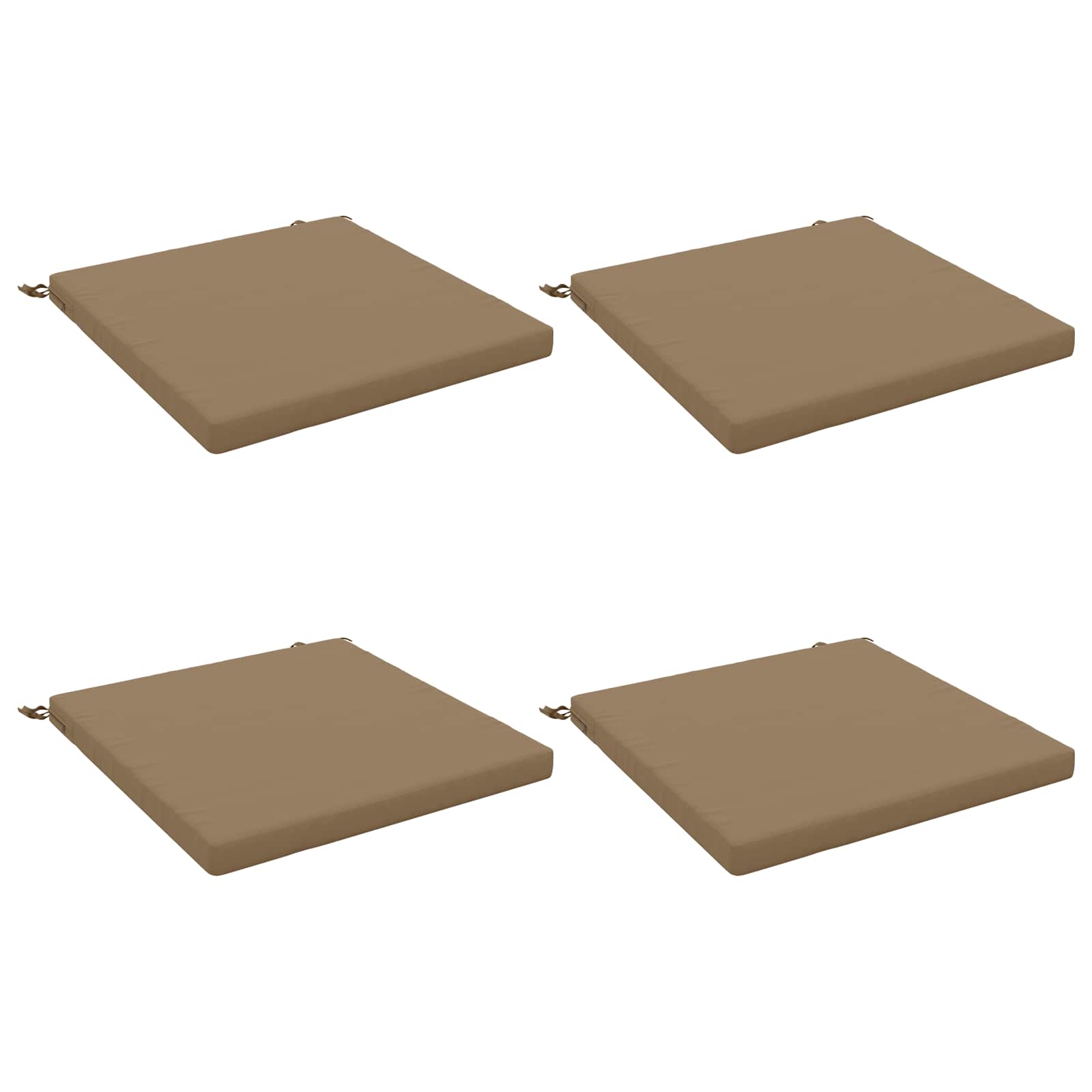 4-Piece Zitkussens SOEST 4 st 100% Polyester Taupe image 1