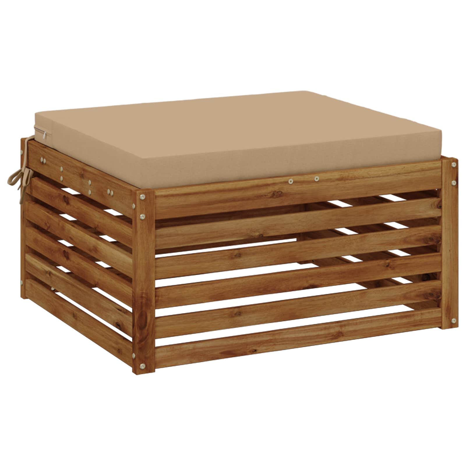 1-Piece Zitkussen SOEST 100% Polyester Zand 70 x 70 x 7 cm image 2