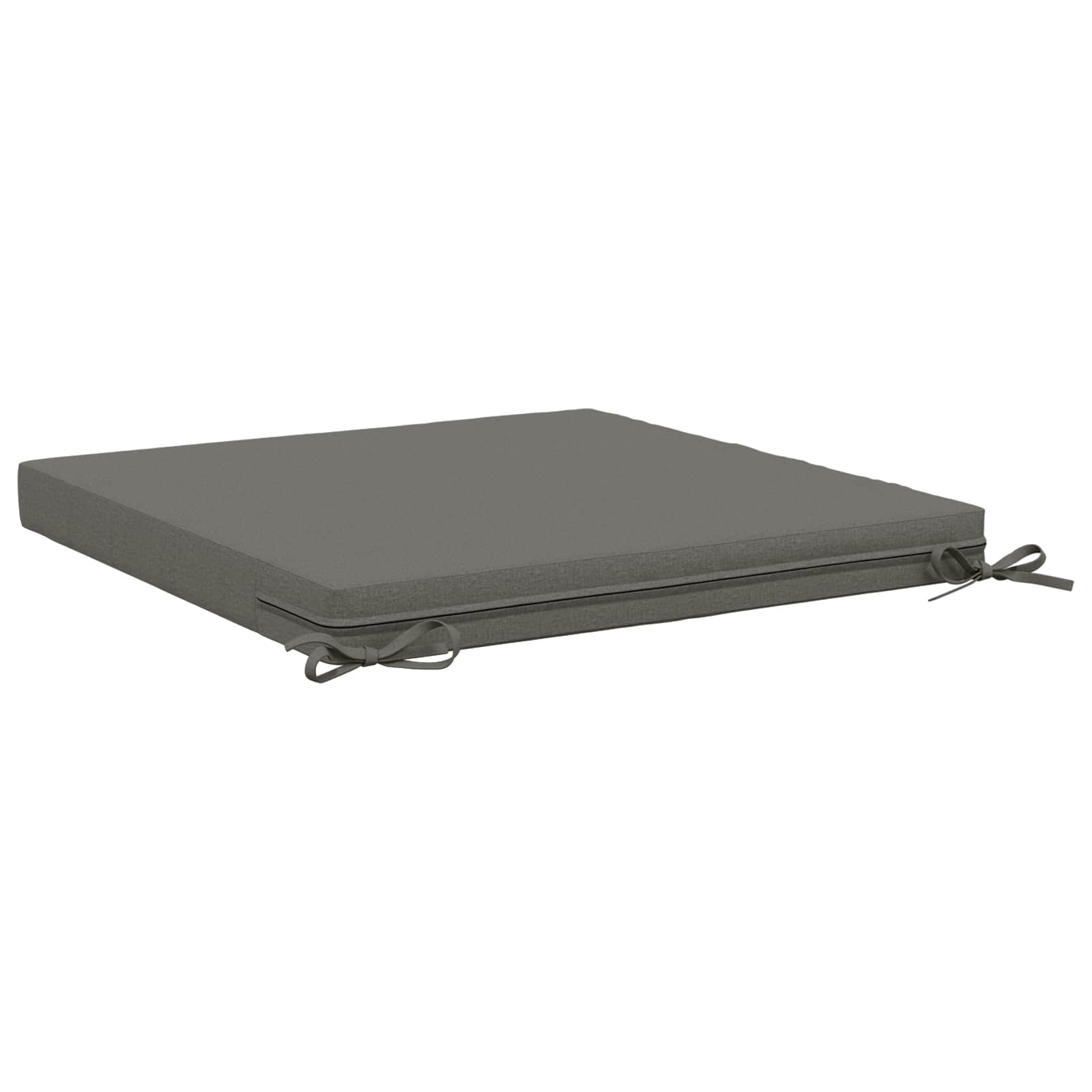 Sedežne blazine SOEST 4 kos 100% poliester Siva 70 x 70 x 7 cm