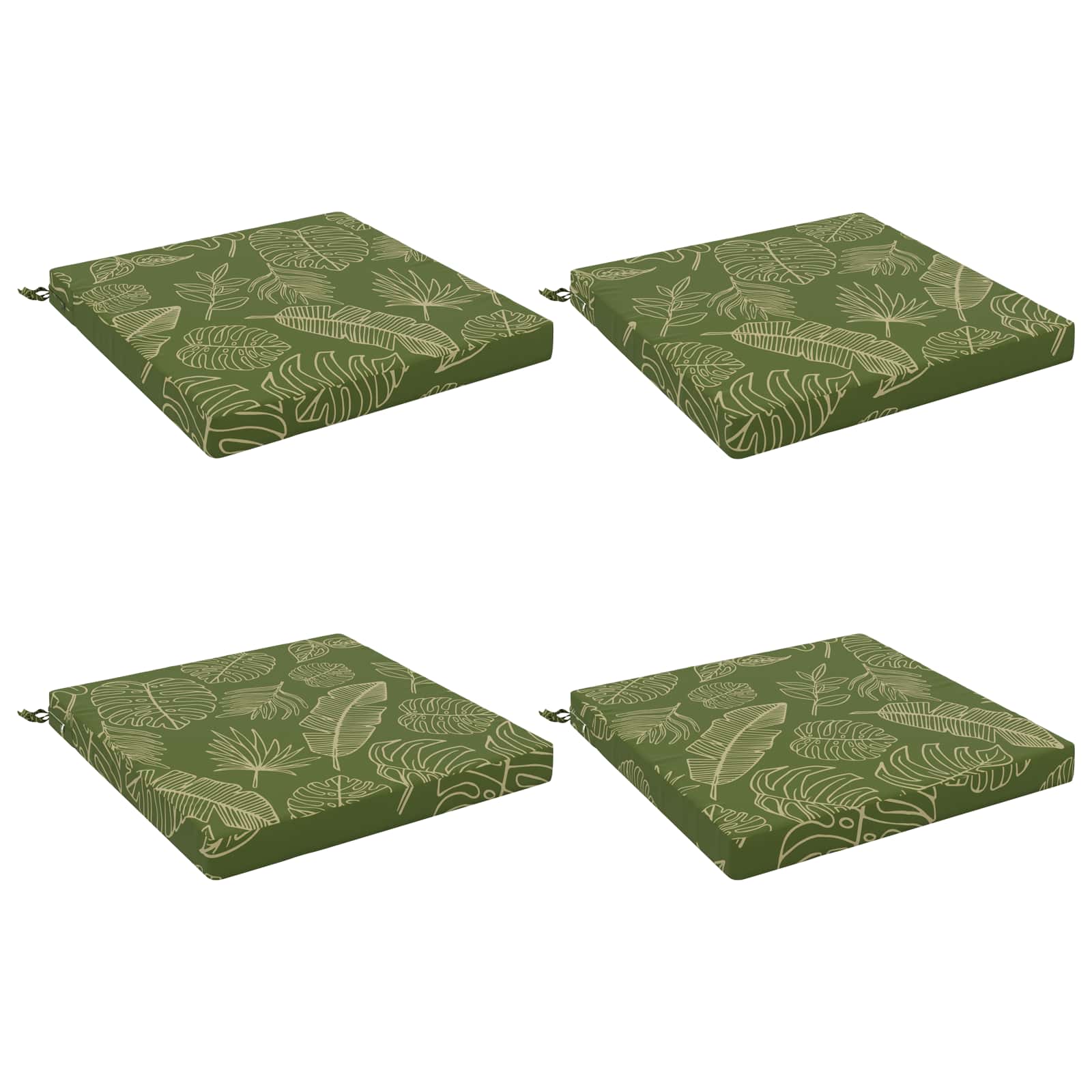 vidaXL 4-dielne sedacie vankúše SOEST 4 ks 100% polyester