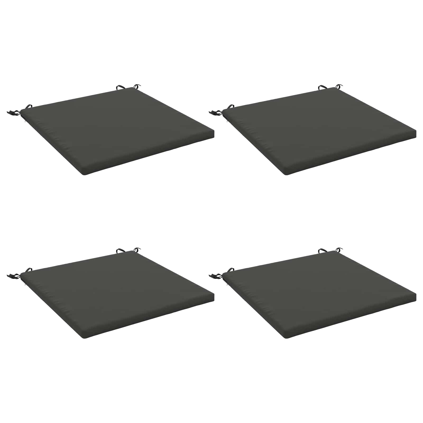 4-Piece Zitkussens SOEST 4 st 100% Polyester Antraciet image 2
