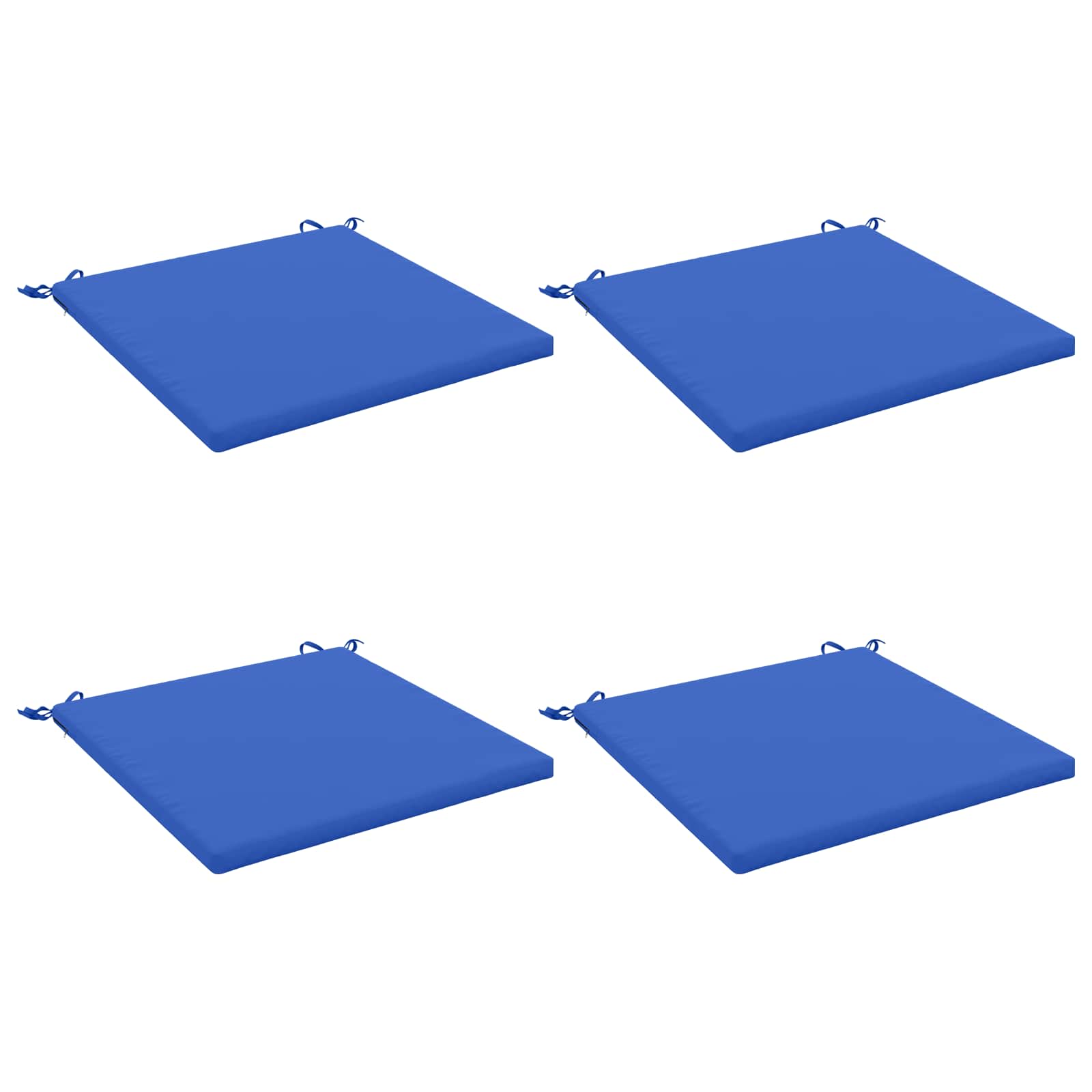 4-Piece Zitkussens SOEST 4 st 100% Polyester Koninklijk Blauw image 1