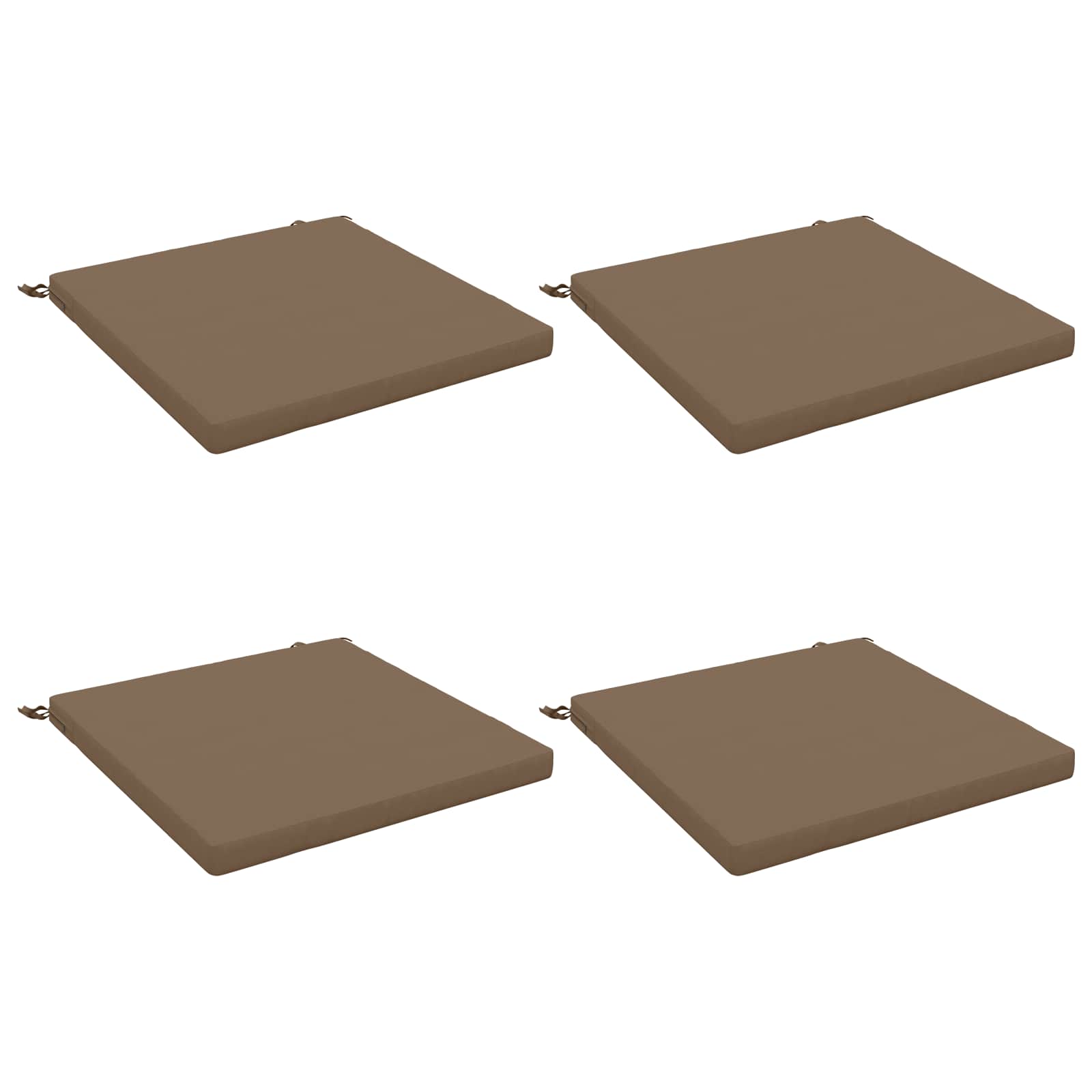 4-Piece Zitkussens SOEST 4 st 100% Polyester Taupe image 1