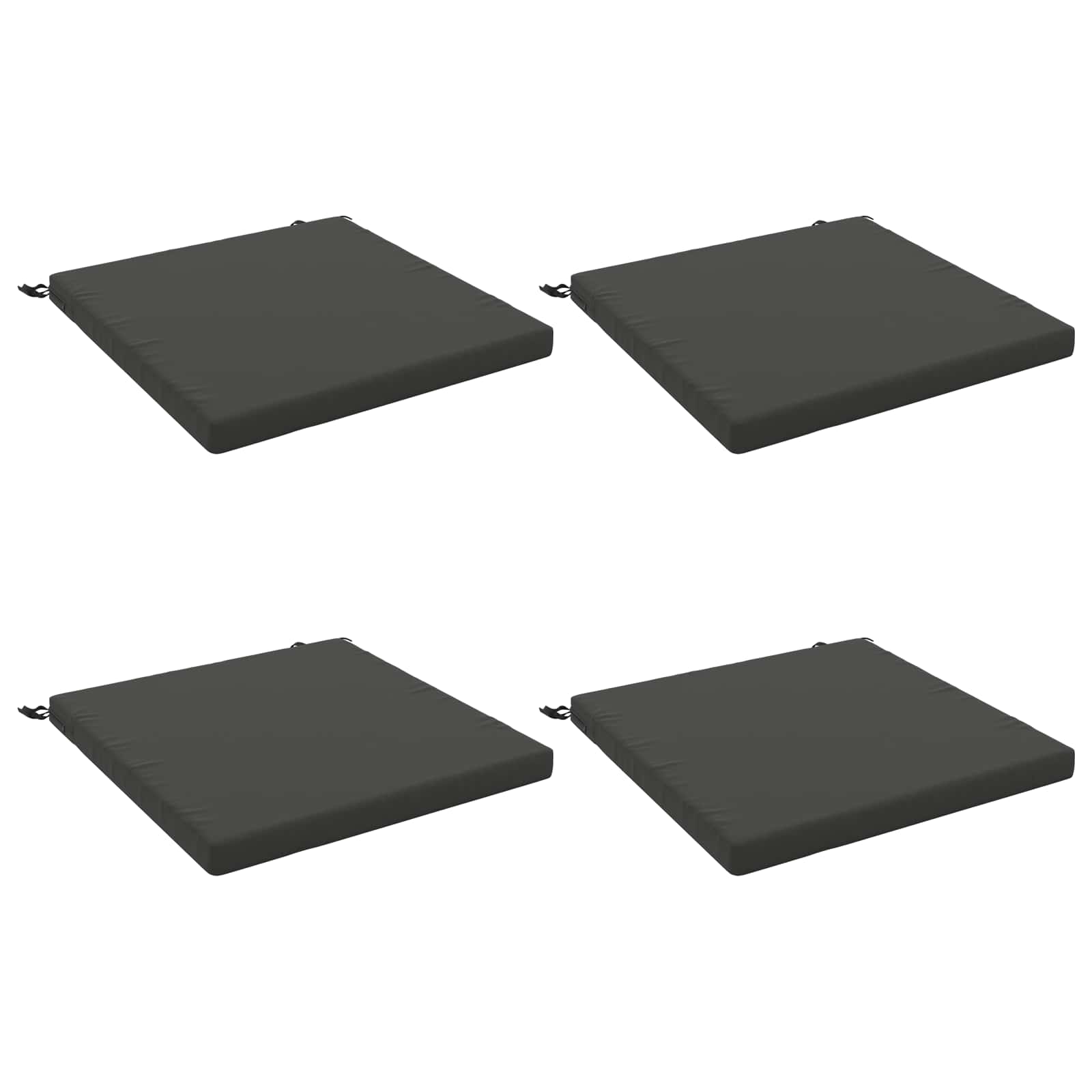 4-Piece Zitkussens SOEST 4 st 100% Polyester Antraciet image 2