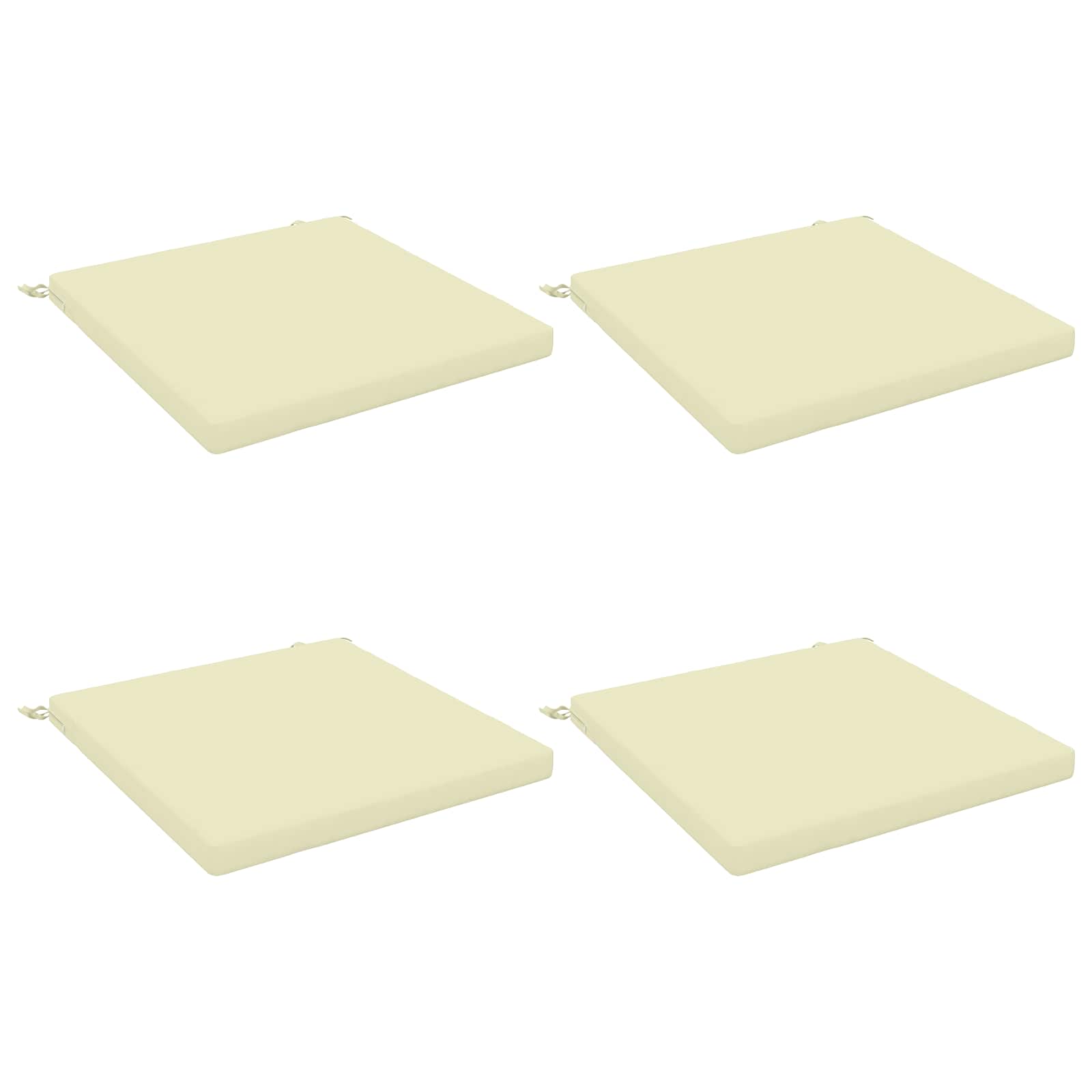 4-Piece Zitkussens SOEST 4 st 100% Polyester Crèmekleurig image 1