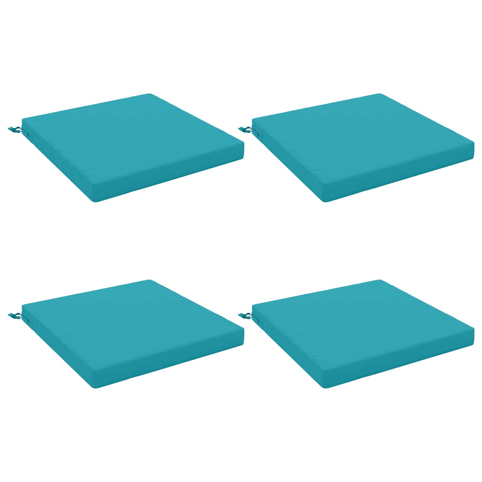 4-Piece Zitkussens SOEST 4 st 100% Polyester Turquoise image 1