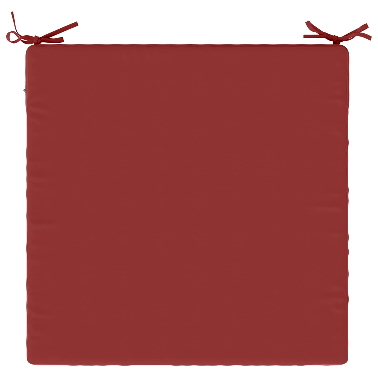 1-Piece Zitkussen SOEST 100% Polyester Wijnrood 80 x 80 x 7 cm image 5