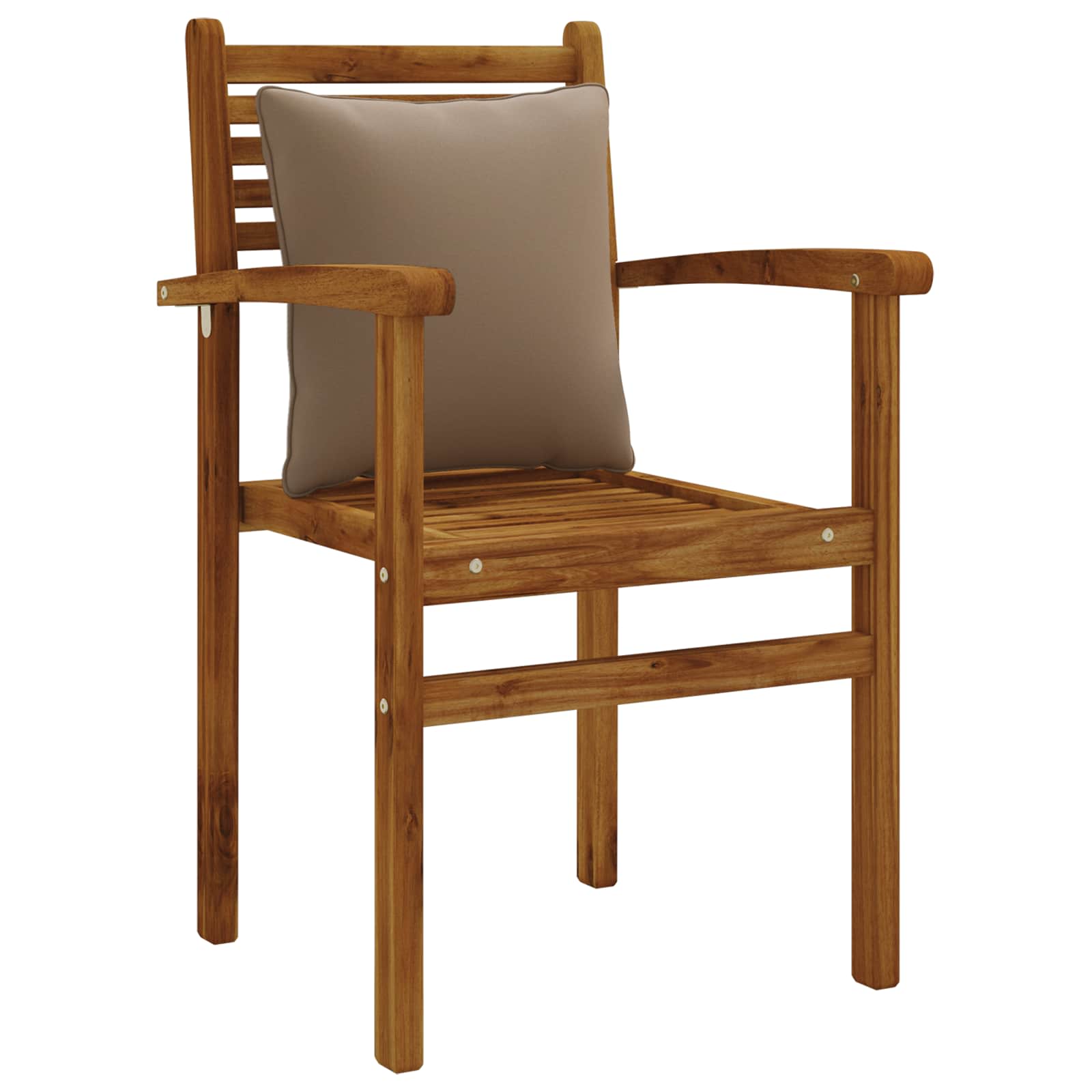 1-Delig Rugkussen PUTTEN 100% Polyester Taupe 40 x 40 x 15 cm image 2