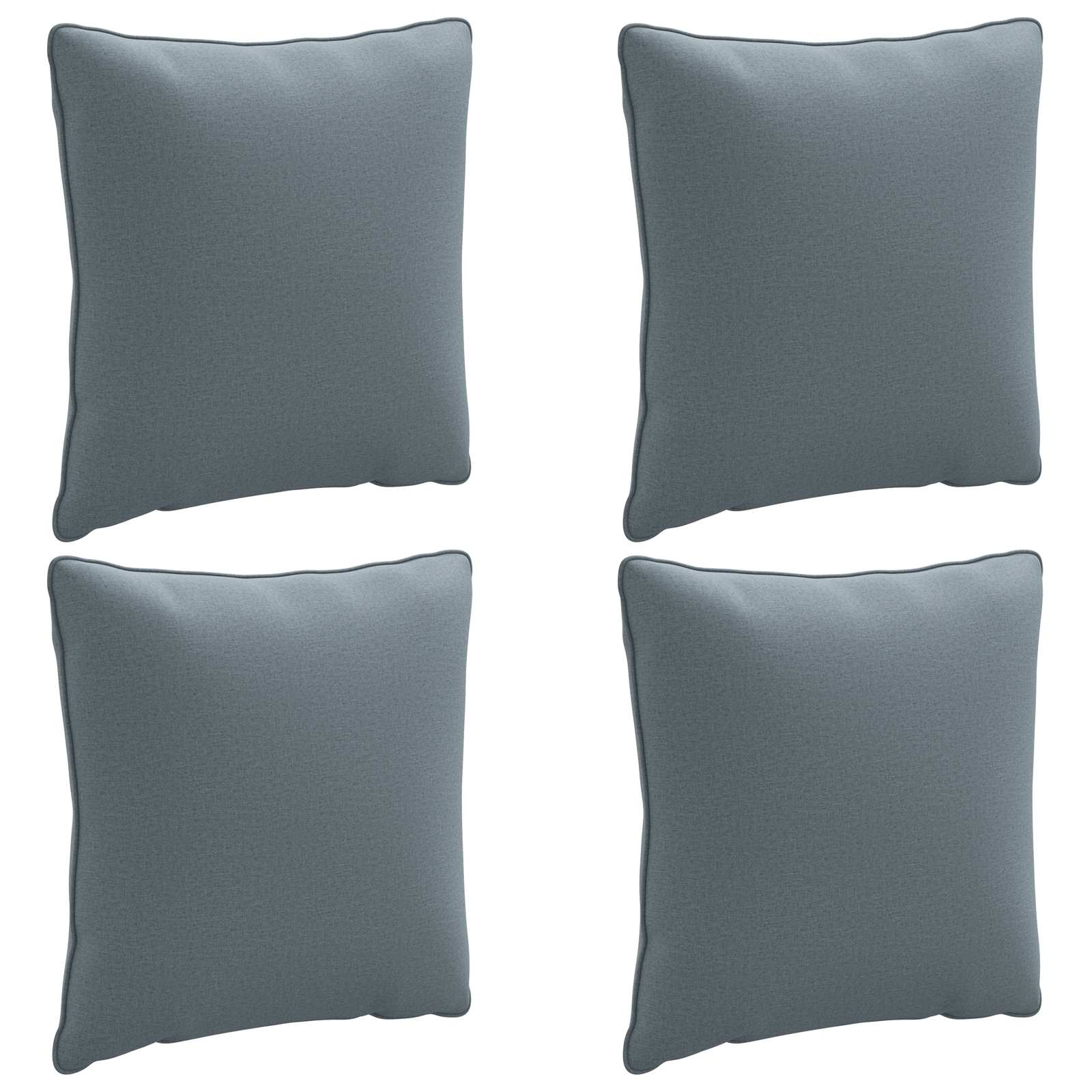 vidaXL Vankúš na chrbát PUTTEN 4 ks 100% polyester Modrá