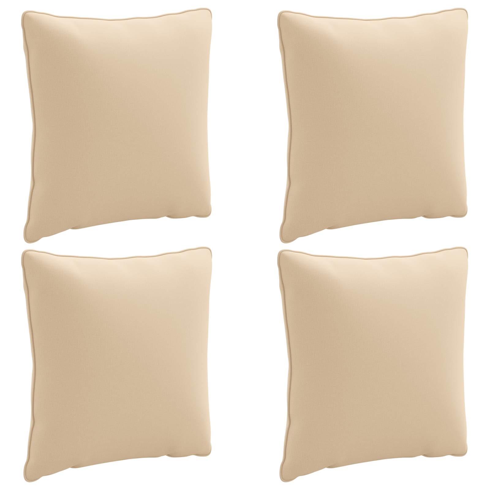 4-Delige Rugkussens PUTTEN 4 pcs 100% Polyester Crèmekleurig image 2